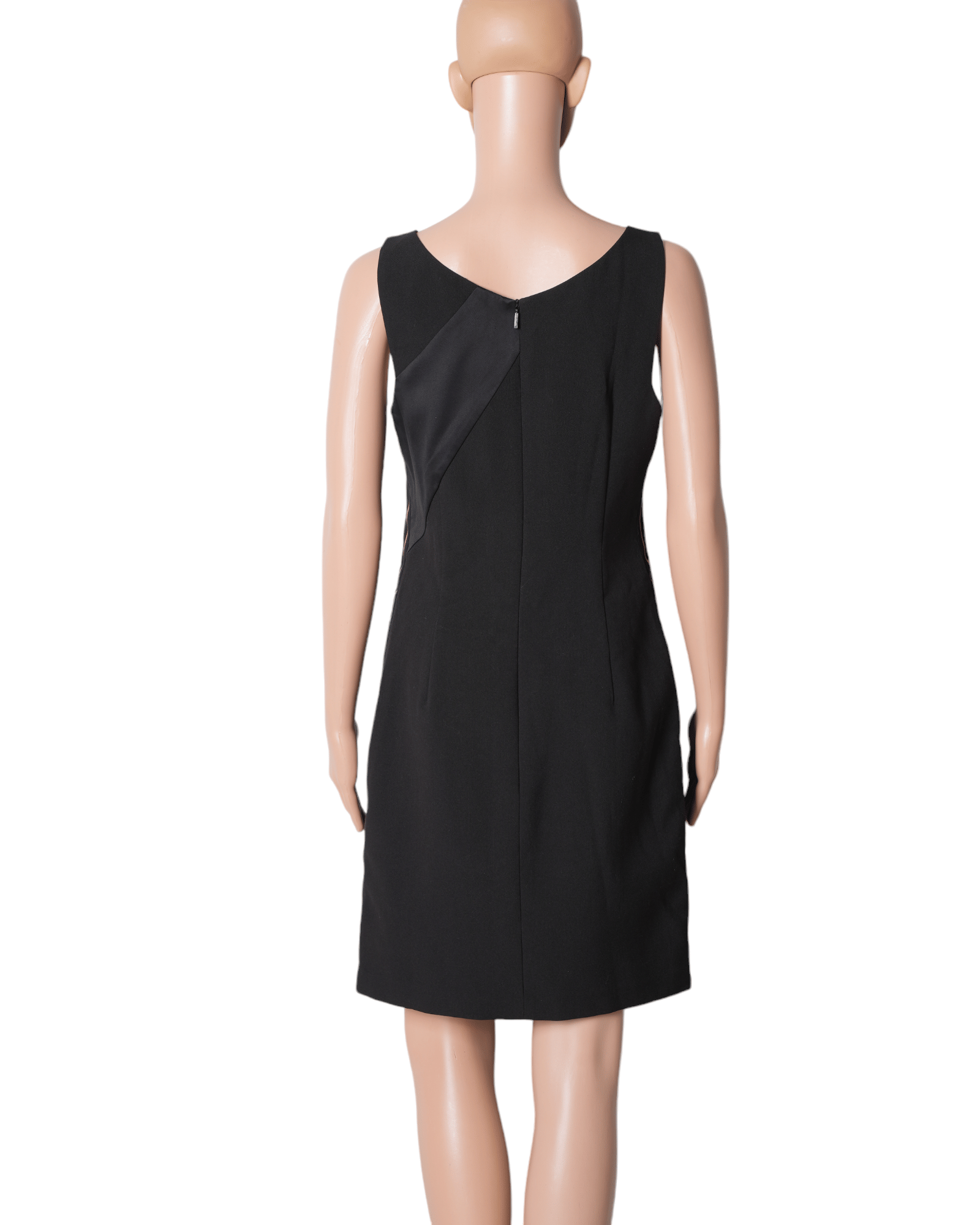Armani NEW Armani Exchange Black Dress With Copper Colour Strap Detail