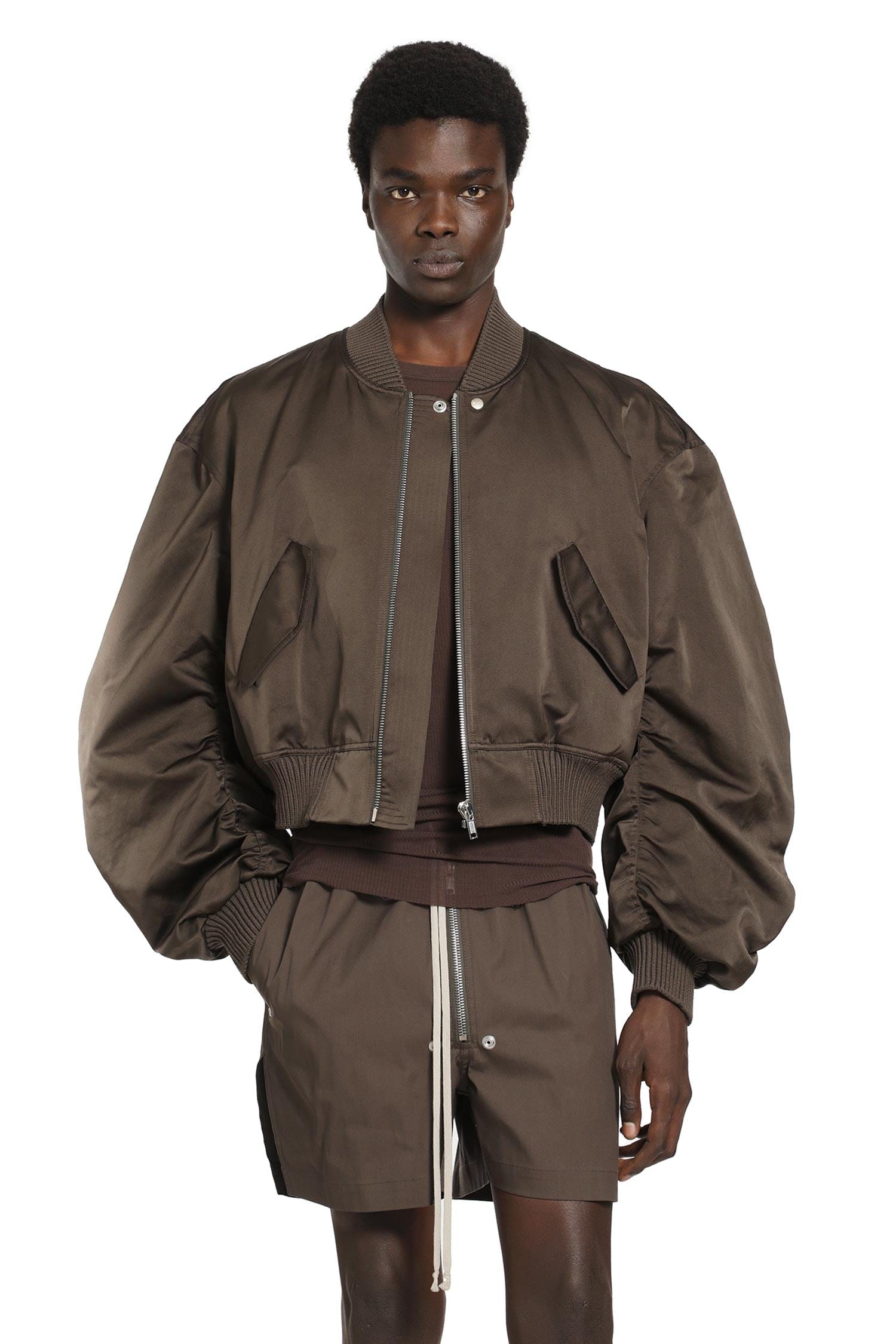 RICK OWENS Temple Secchia Flight in Tech Duchesse
