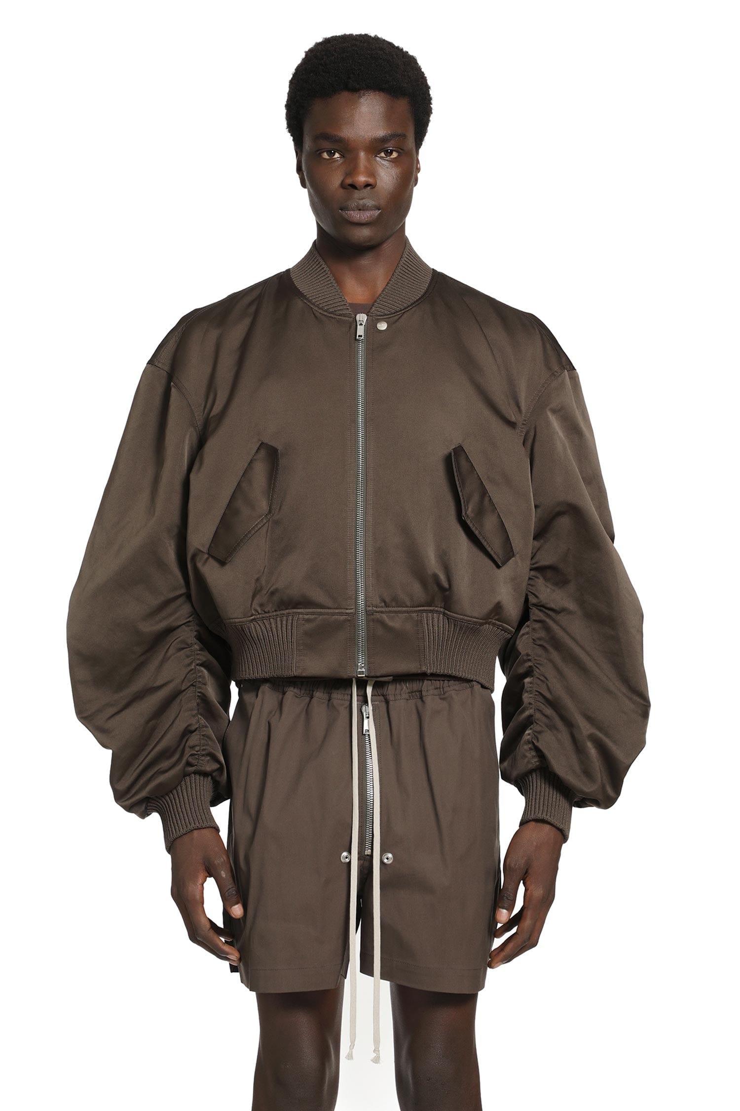 RICK OWENS Temple Secchia Flight in Tech Duchesse