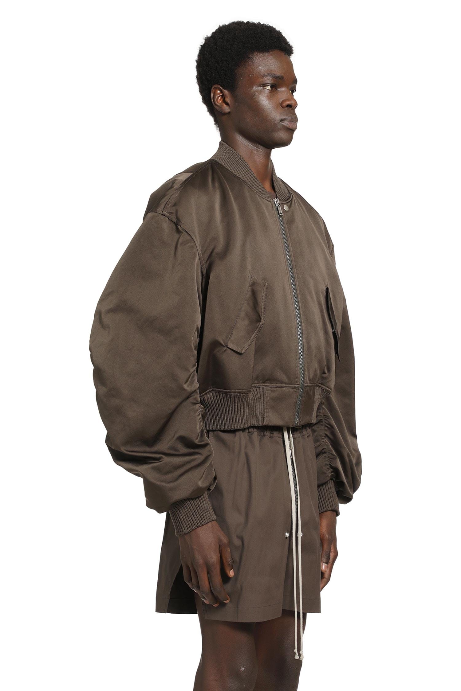 RICK OWENS Temple Secchia Flight in Tech Duchesse