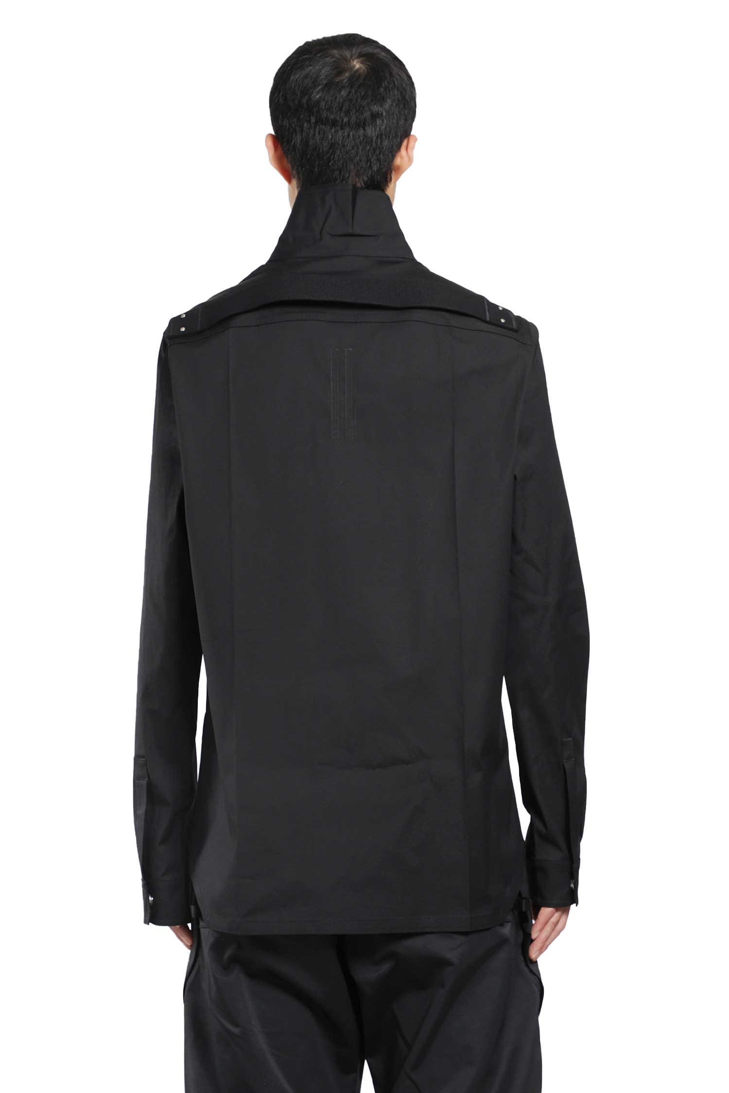 RICK OWENS Tower Outershirt in Heavy Poplin