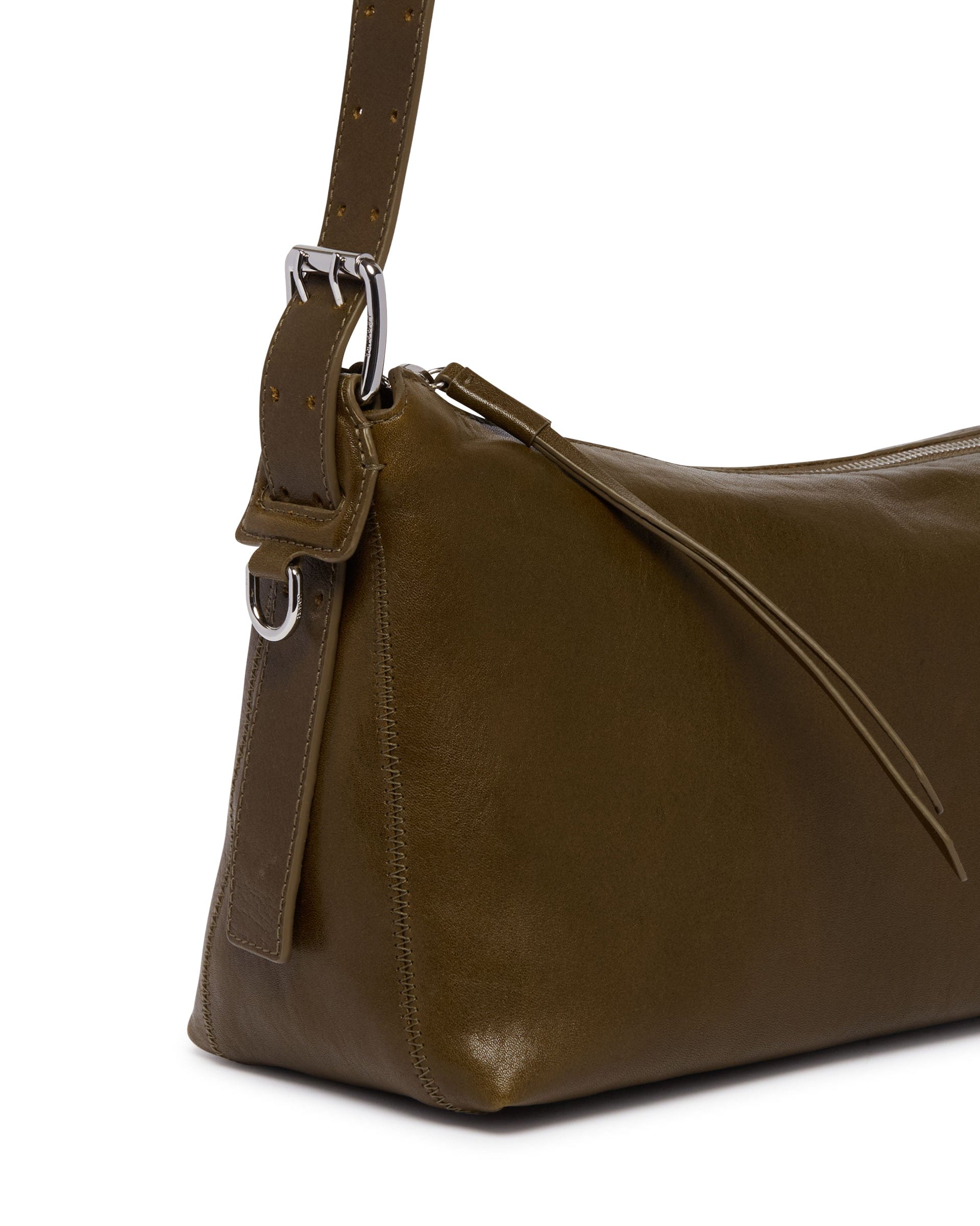 Lemaire Borsa Belted Baguette Marrone