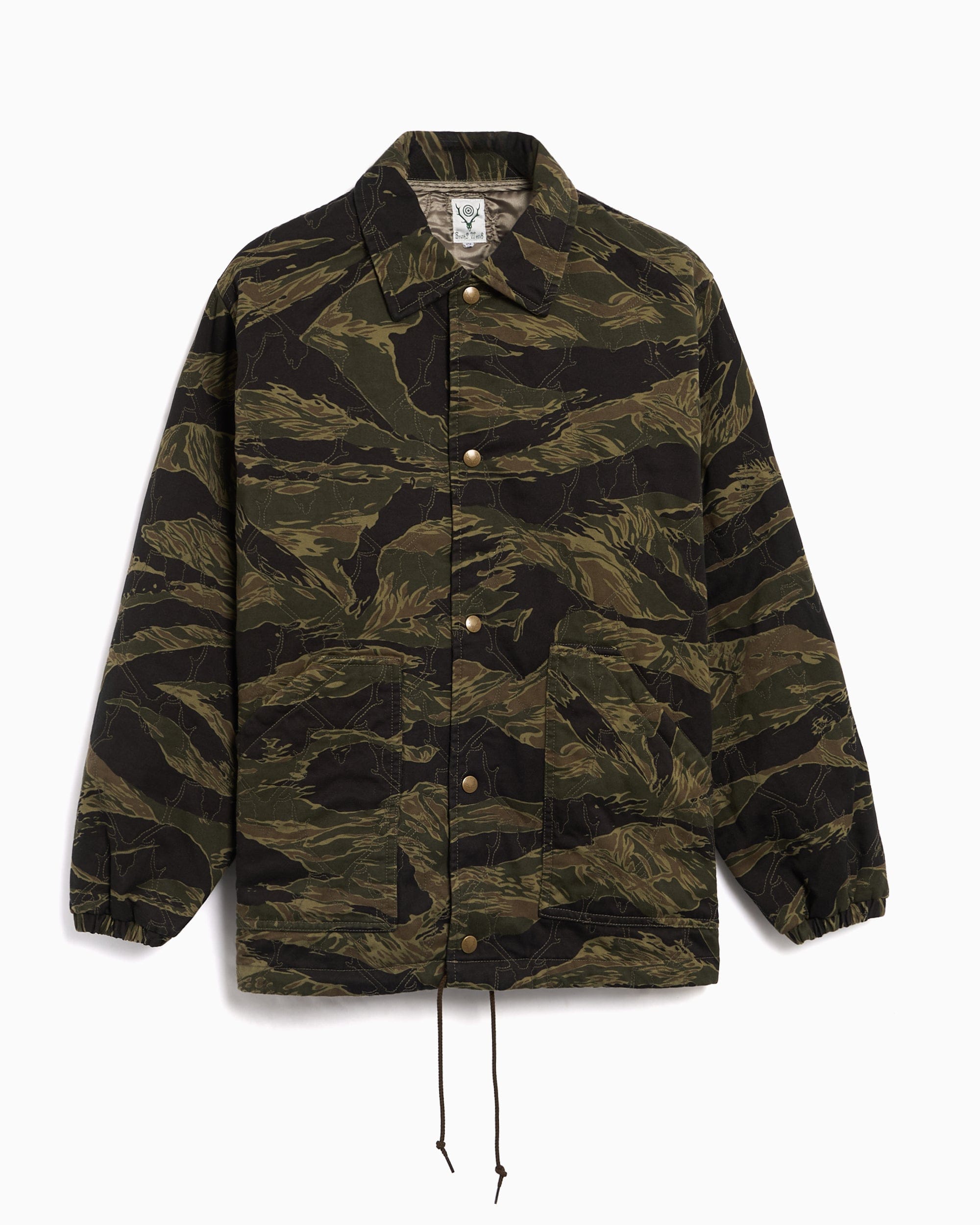 South2 West8 Chaqueta guateada camuflaje Relaxed South2 West8 Skull Quilting para hombre