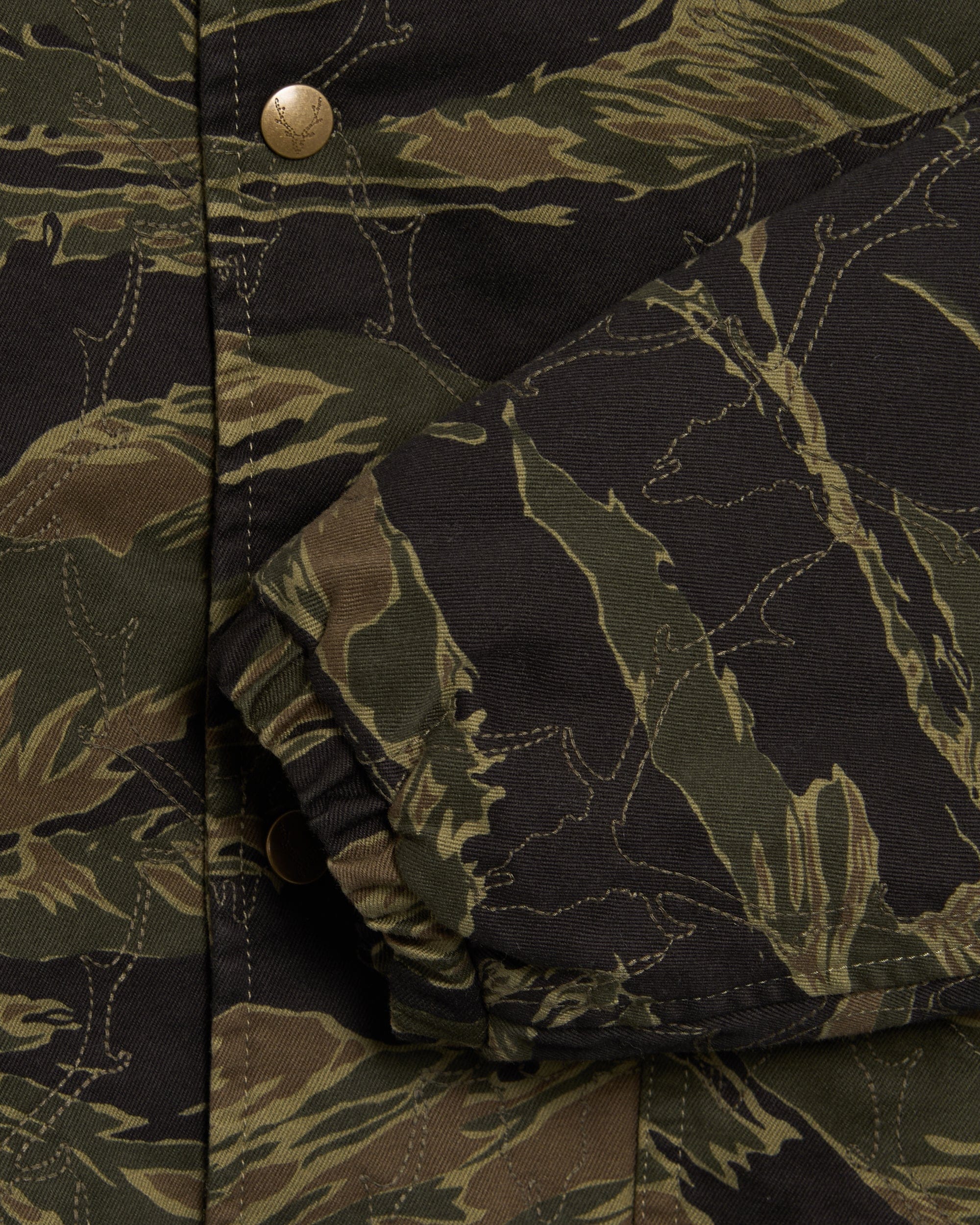 South2 West8 Chaqueta guateada camuflaje Relaxed South2 West8 Skull Quilting para hombre
