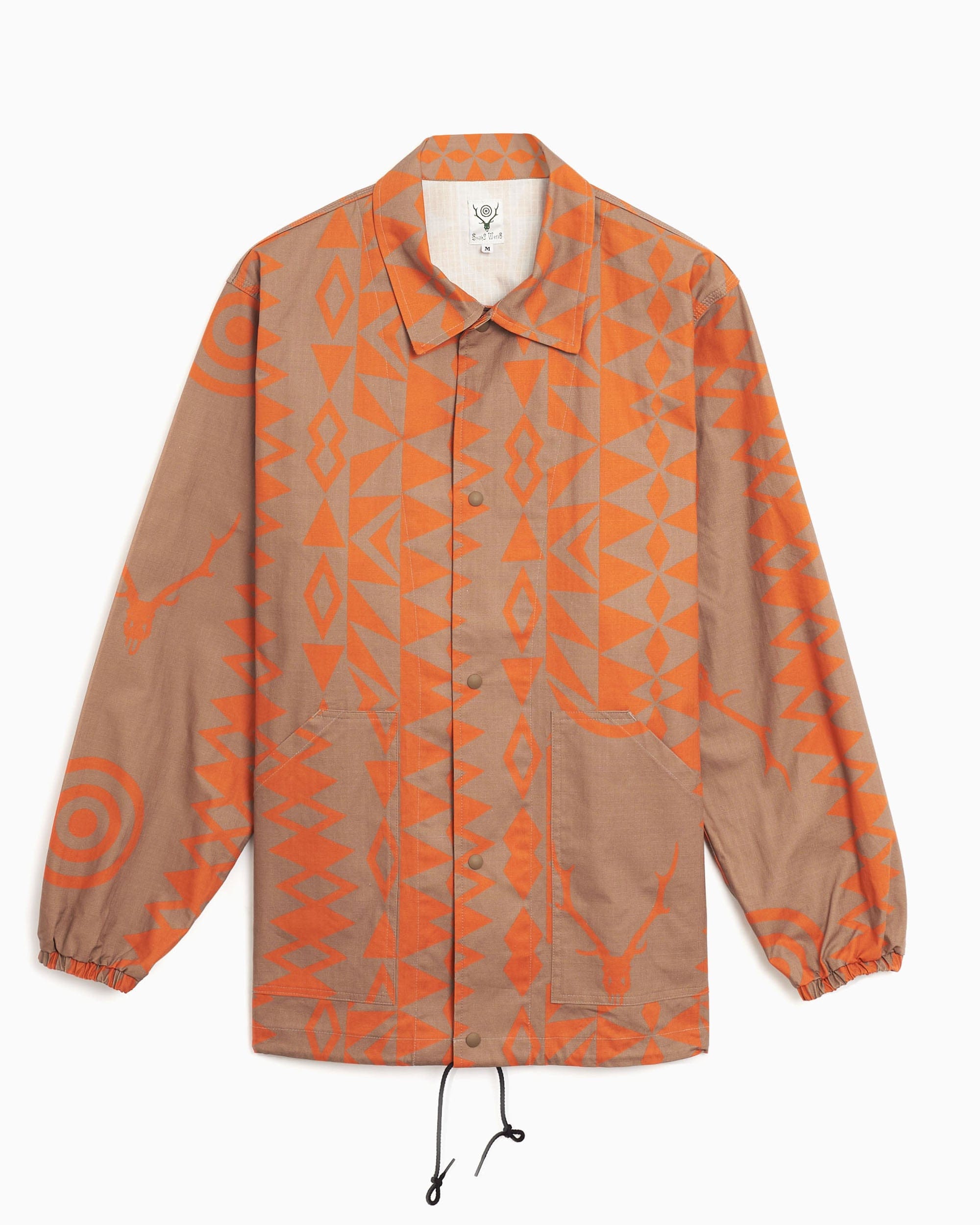 South2 West8 Chaqueta ligera con gráfico Relaxed South2 West8 Coach para hombre