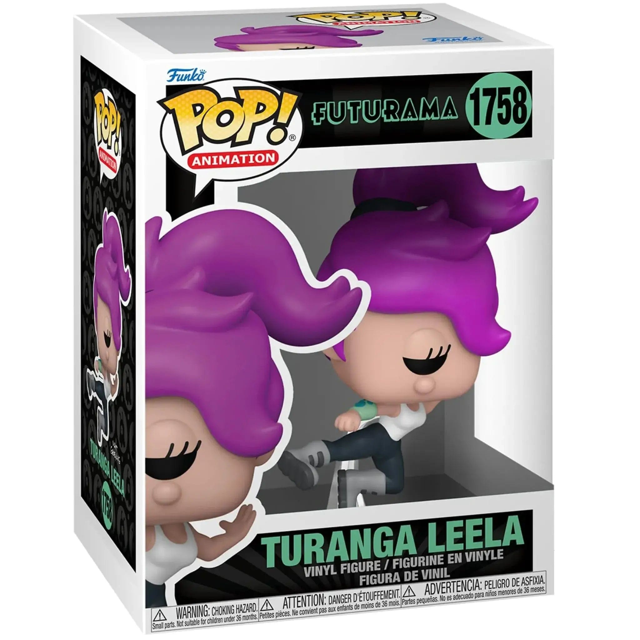Funko Futurama - Turanga Leela Figure (4.25", Vinyl) - Funko - Pop! Animation Series (1758) - (2024)