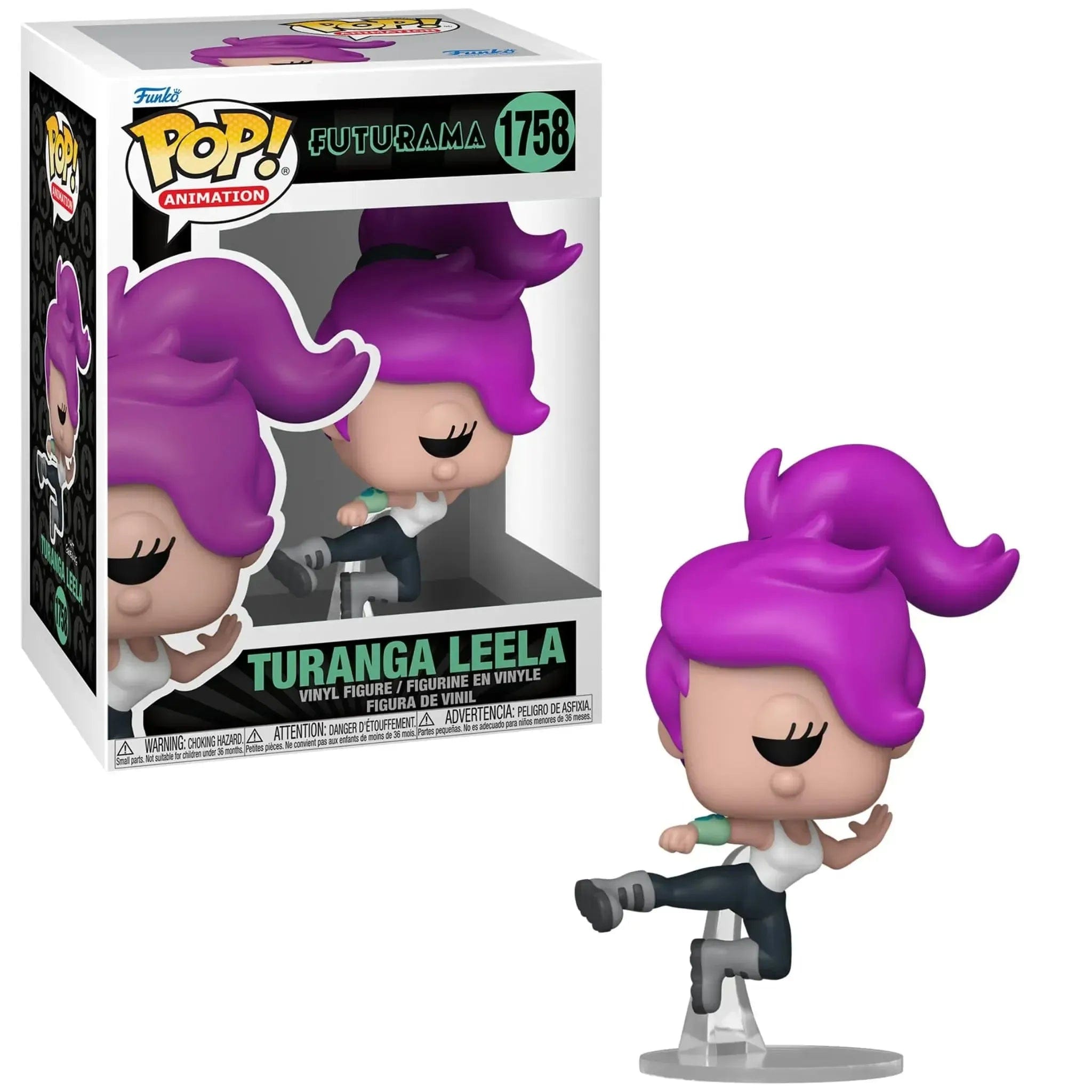 Funko Futurama - Turanga Leela Figure (4.25", Vinyl) - Funko - Pop! Animation Series (1758) - (2024)