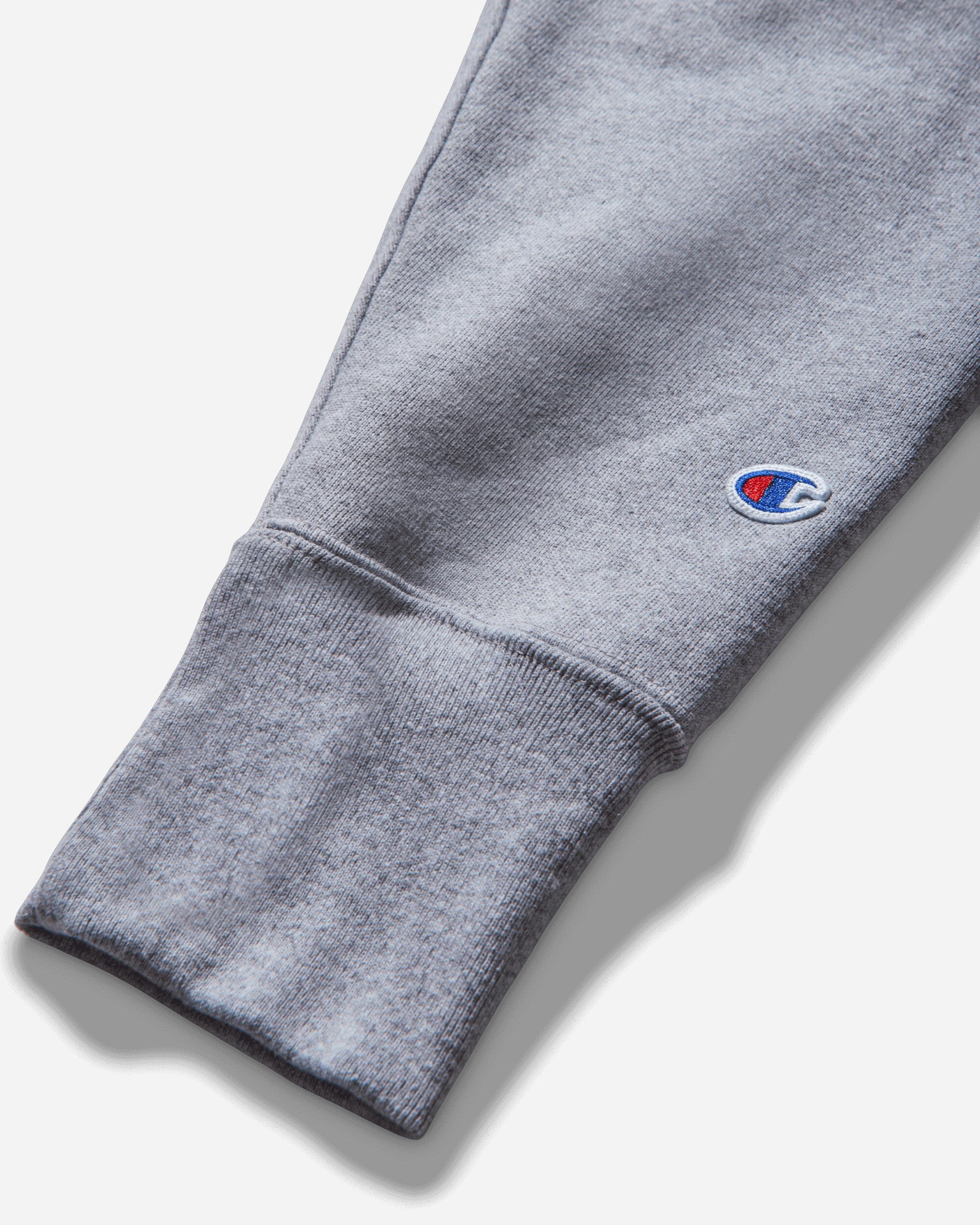 Champion Men's Made in USA Reverse Weave Zipped Hoodie Oxford Gray