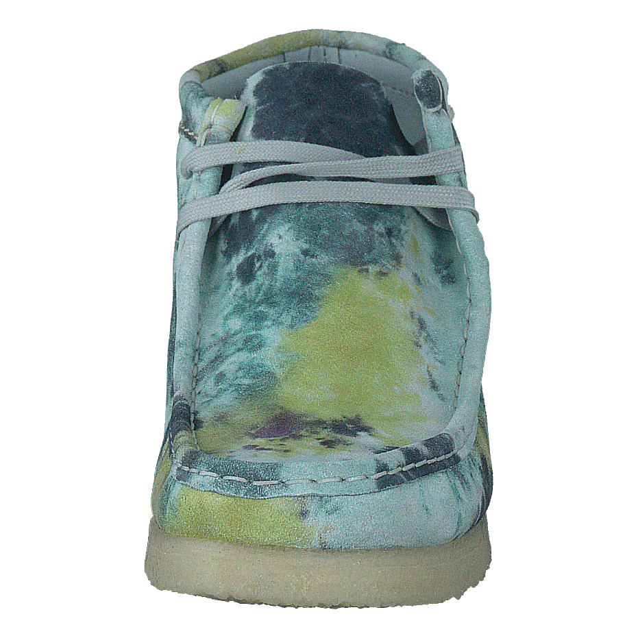 Clarks Originals Wallabee Boot. Turquoise Tiedy