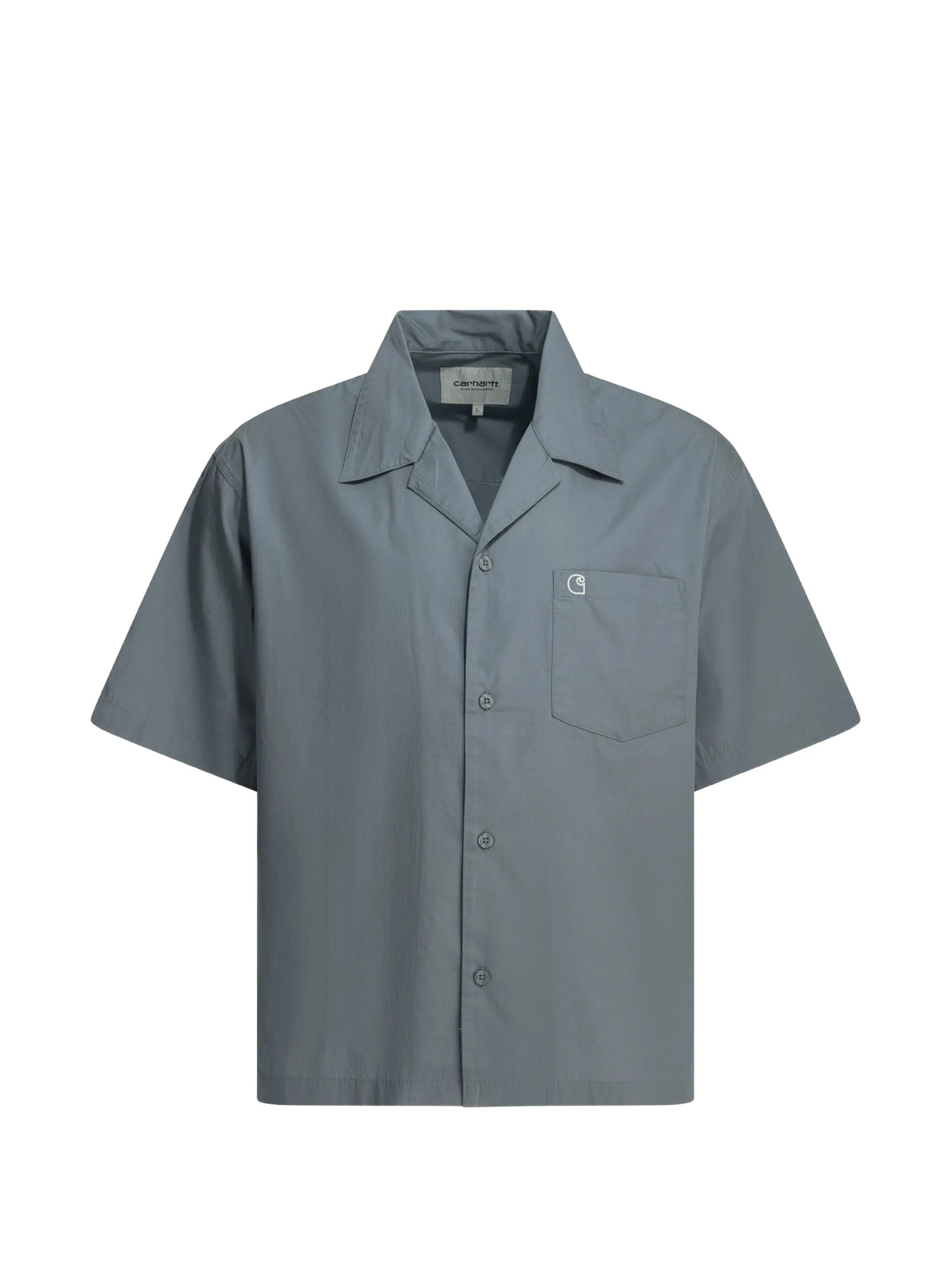 Carhartt WIP logo - embroidered short - sleeve shirt