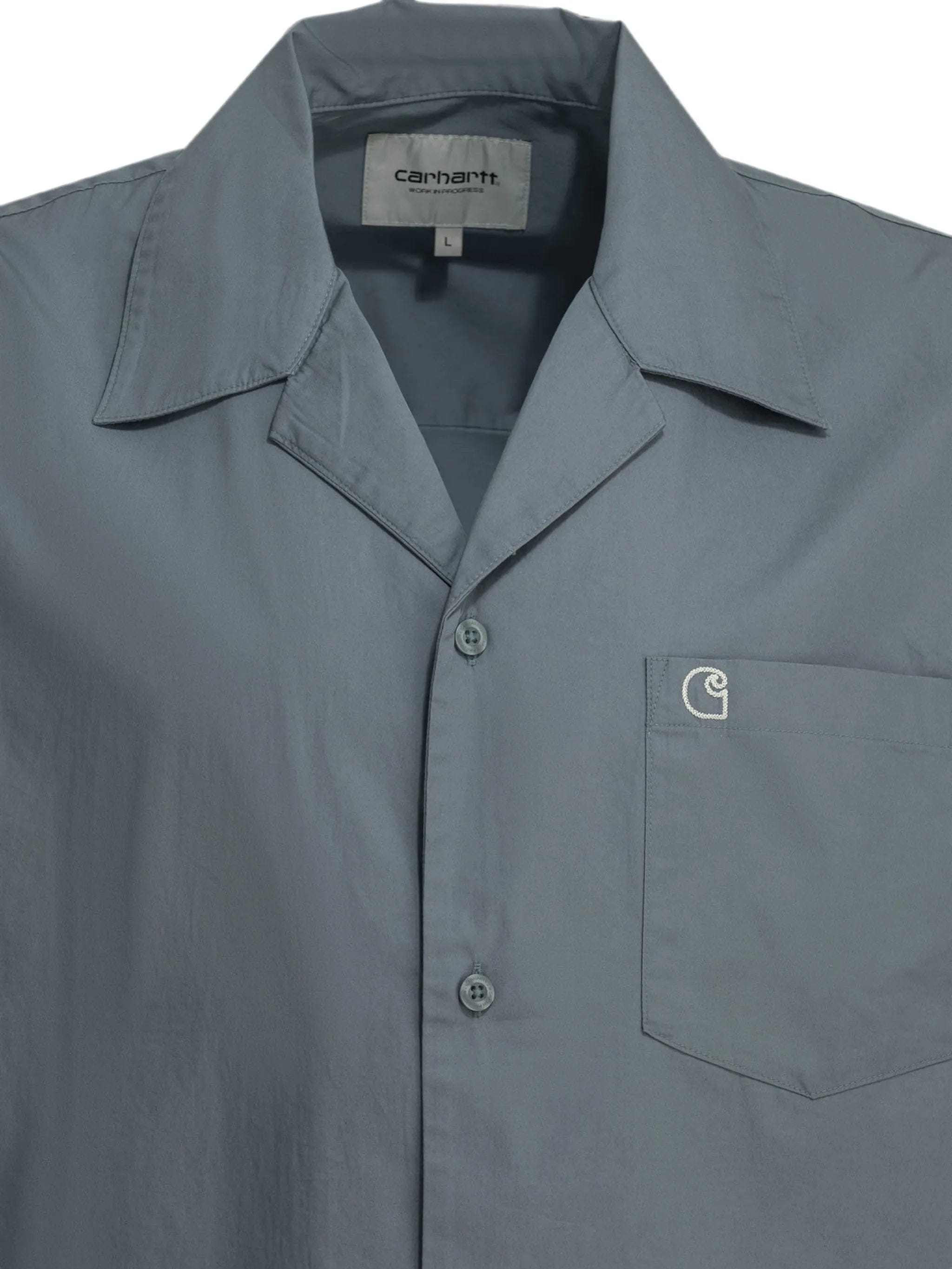 Carhartt WIP logo - embroidered short - sleeve shirt