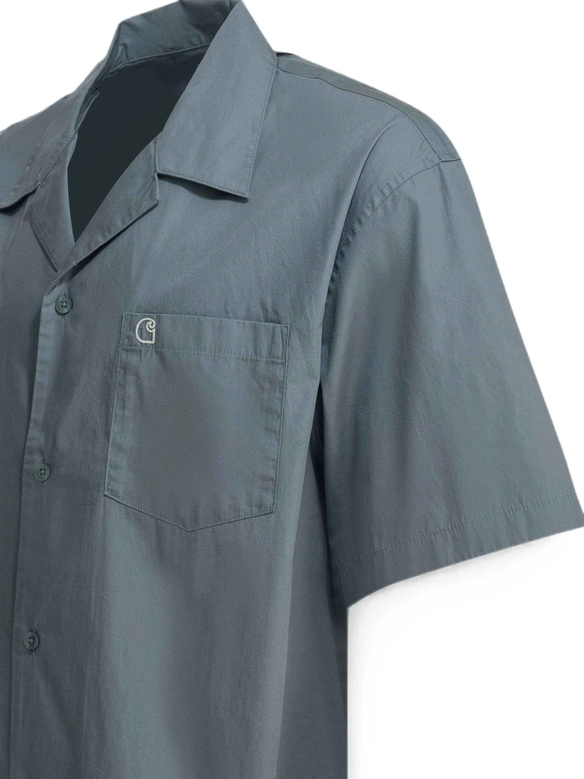Carhartt WIP logo - embroidered short - sleeve shirt