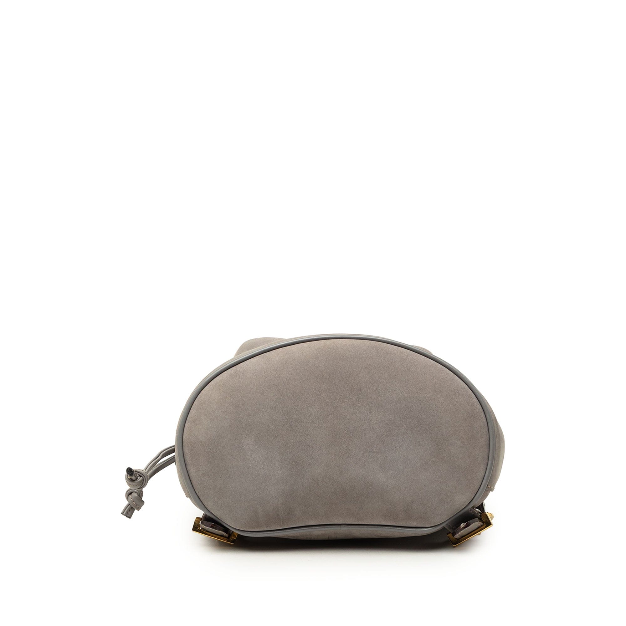 Ferragamo Suede Vara Bow Flap Drawstring Backpack