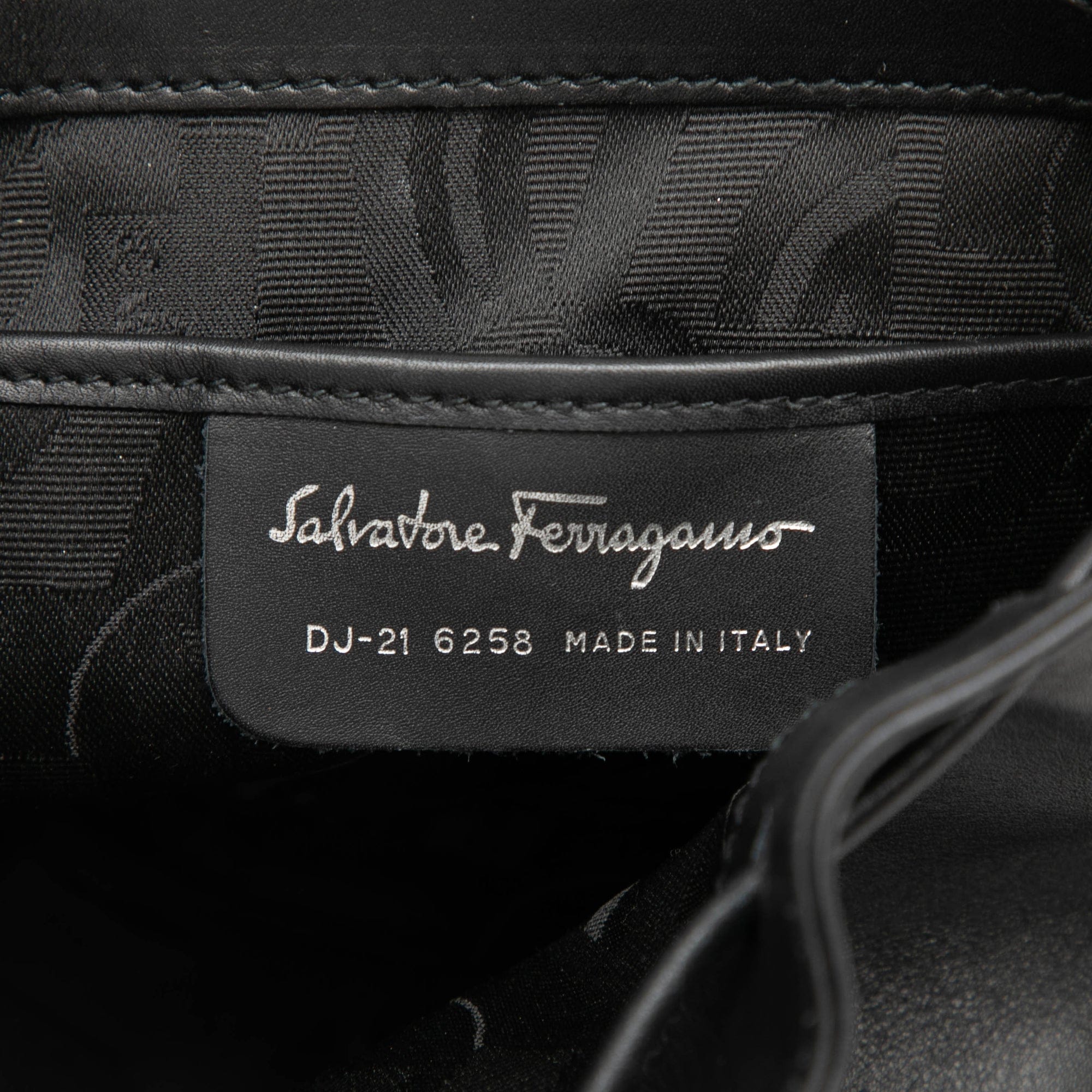 Ferragamo Leather Double Gancini Backpack