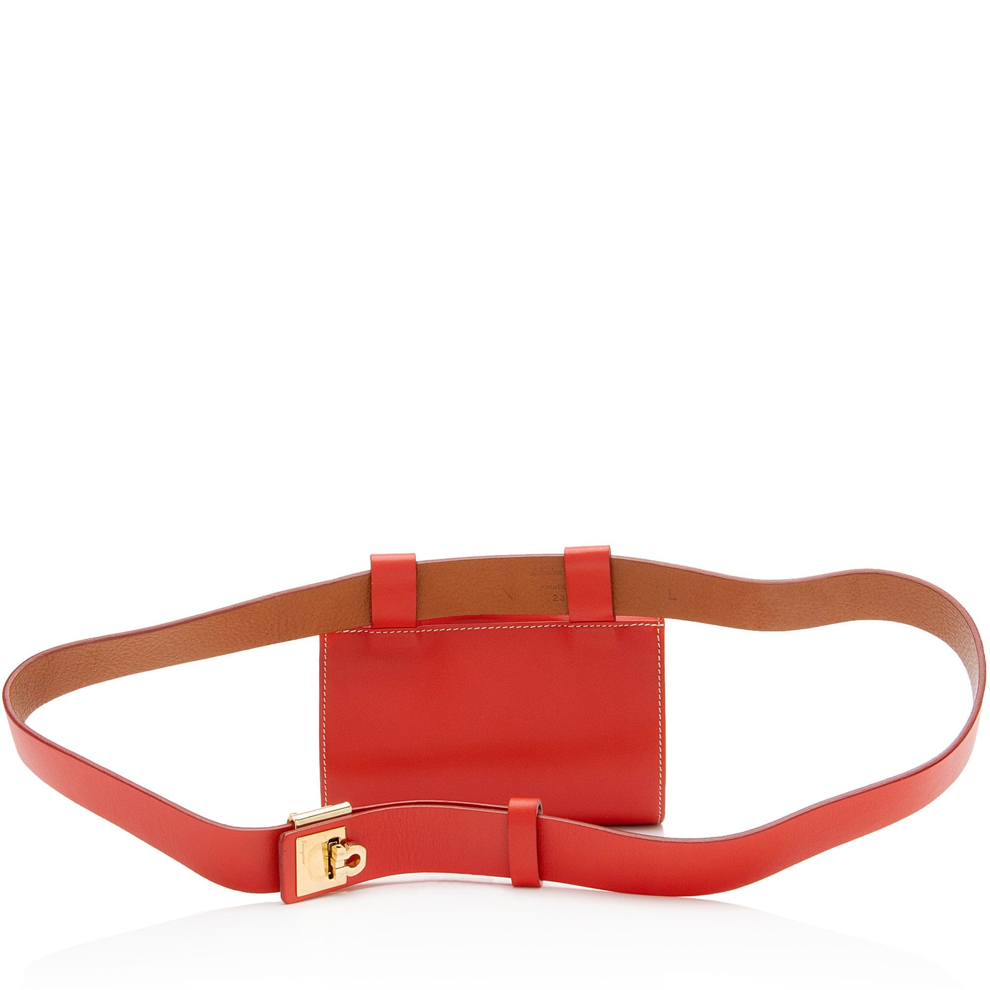Ferragamo Leather Gancini Belt Bag