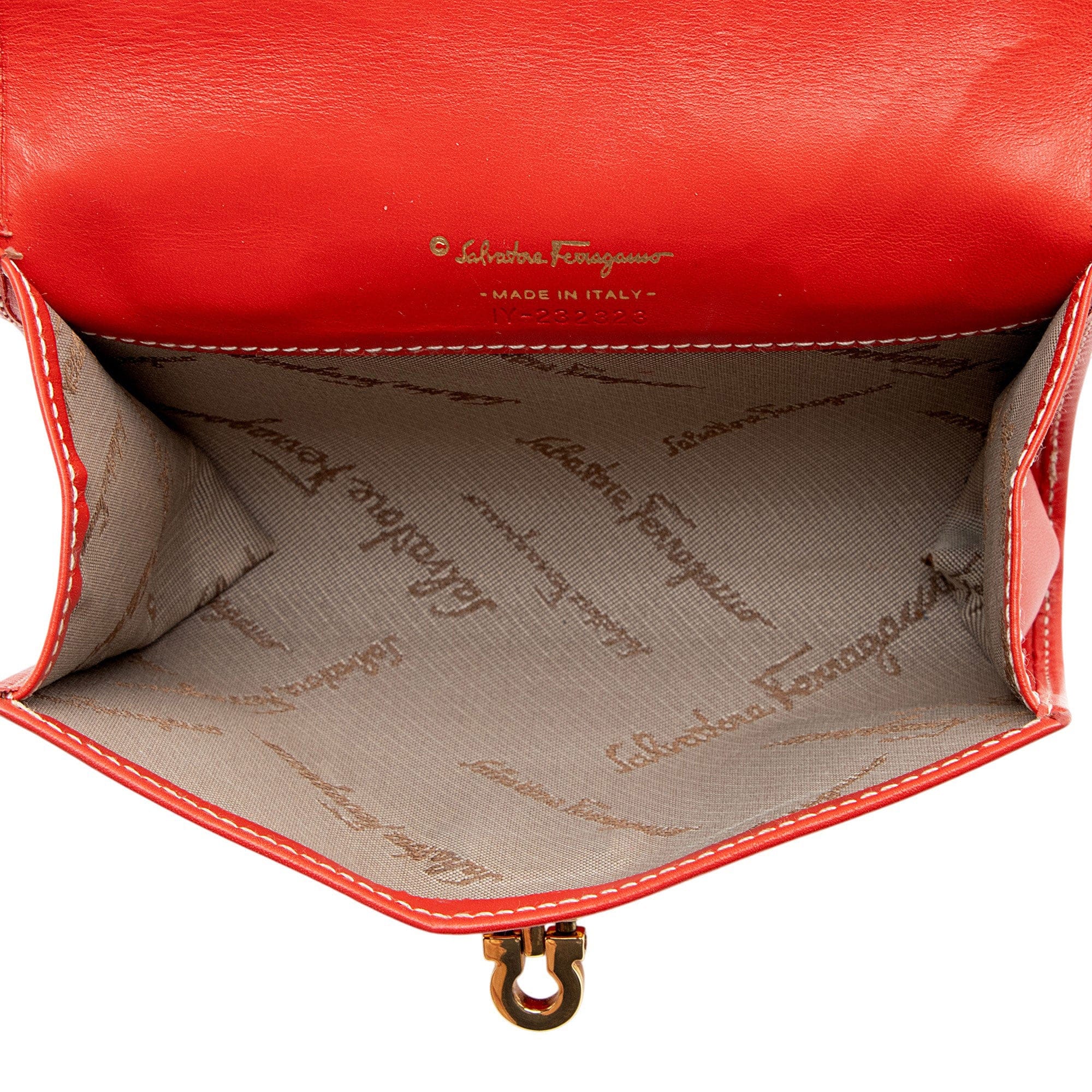 Ferragamo Leather Gancini Belt Bag