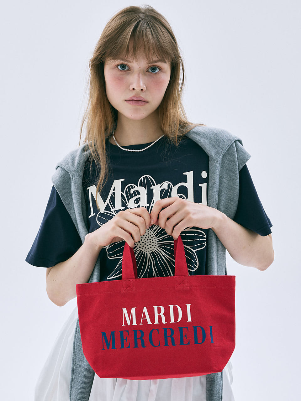 Typo CANVAS TOTE BAG LA TYPO FRANCAISE_RED