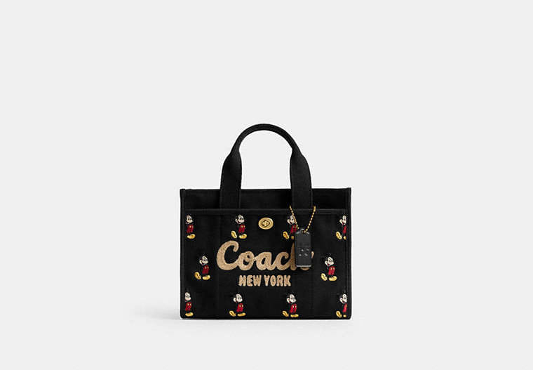 MICKEY MOUSE Disney x Coach Cargo Tote Bag 26 With Mickey Mouse In Regenerative Cotton Canvas