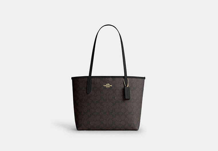 City Medium City Tote Bag In Signature Canvas