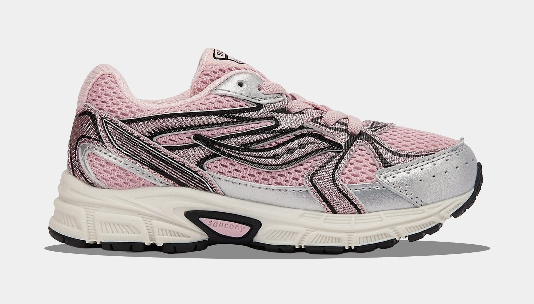 Saucony KIDS Ride Millenium Infant Toddler Running Shoes (Pink)