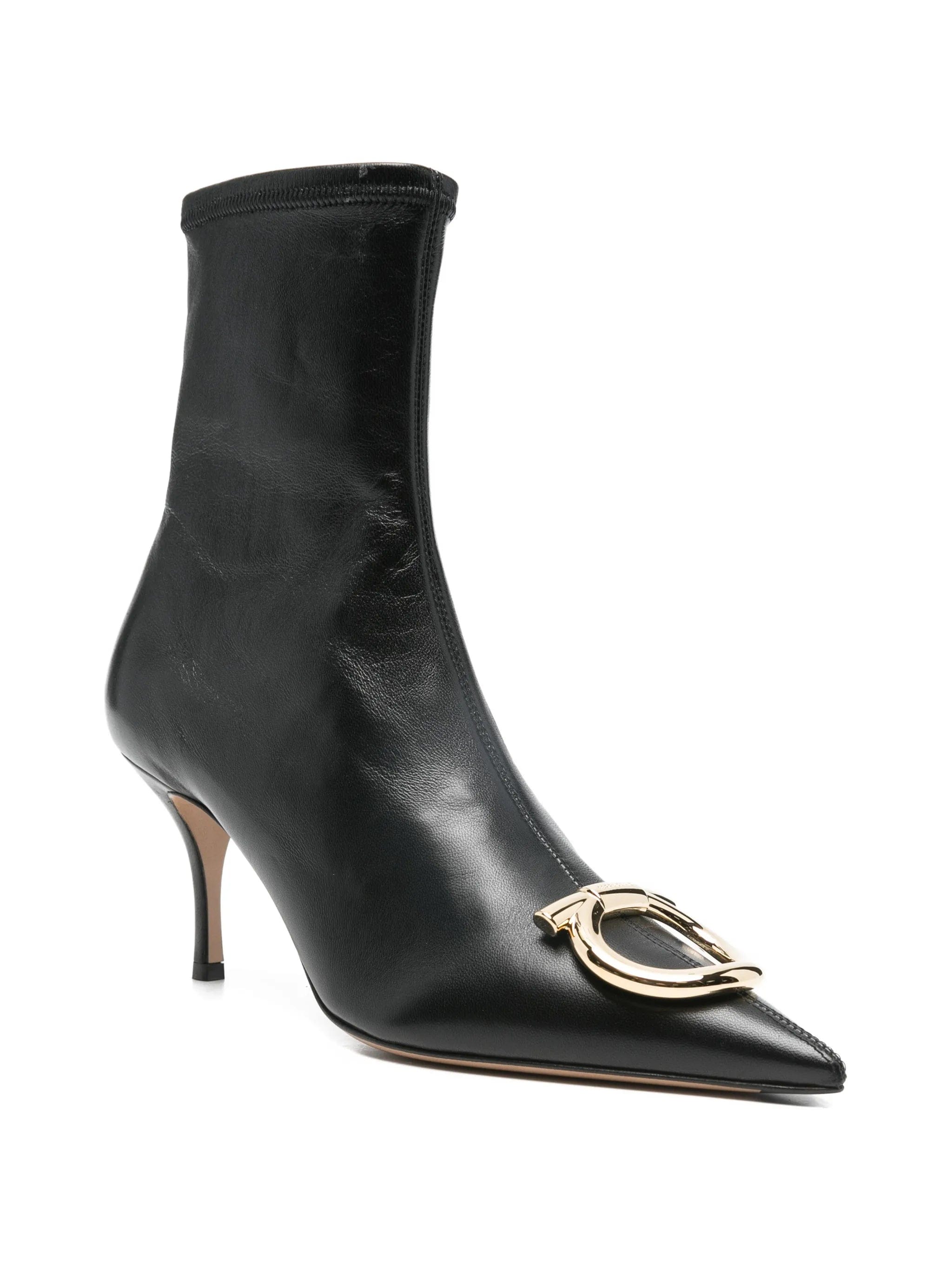 Ferragamo ganicini heeled boots