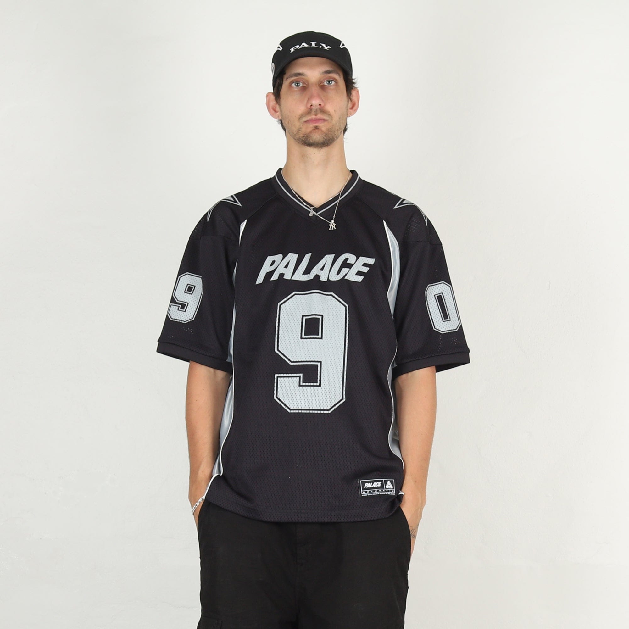 Palace Nein Mesh Jersey - Black