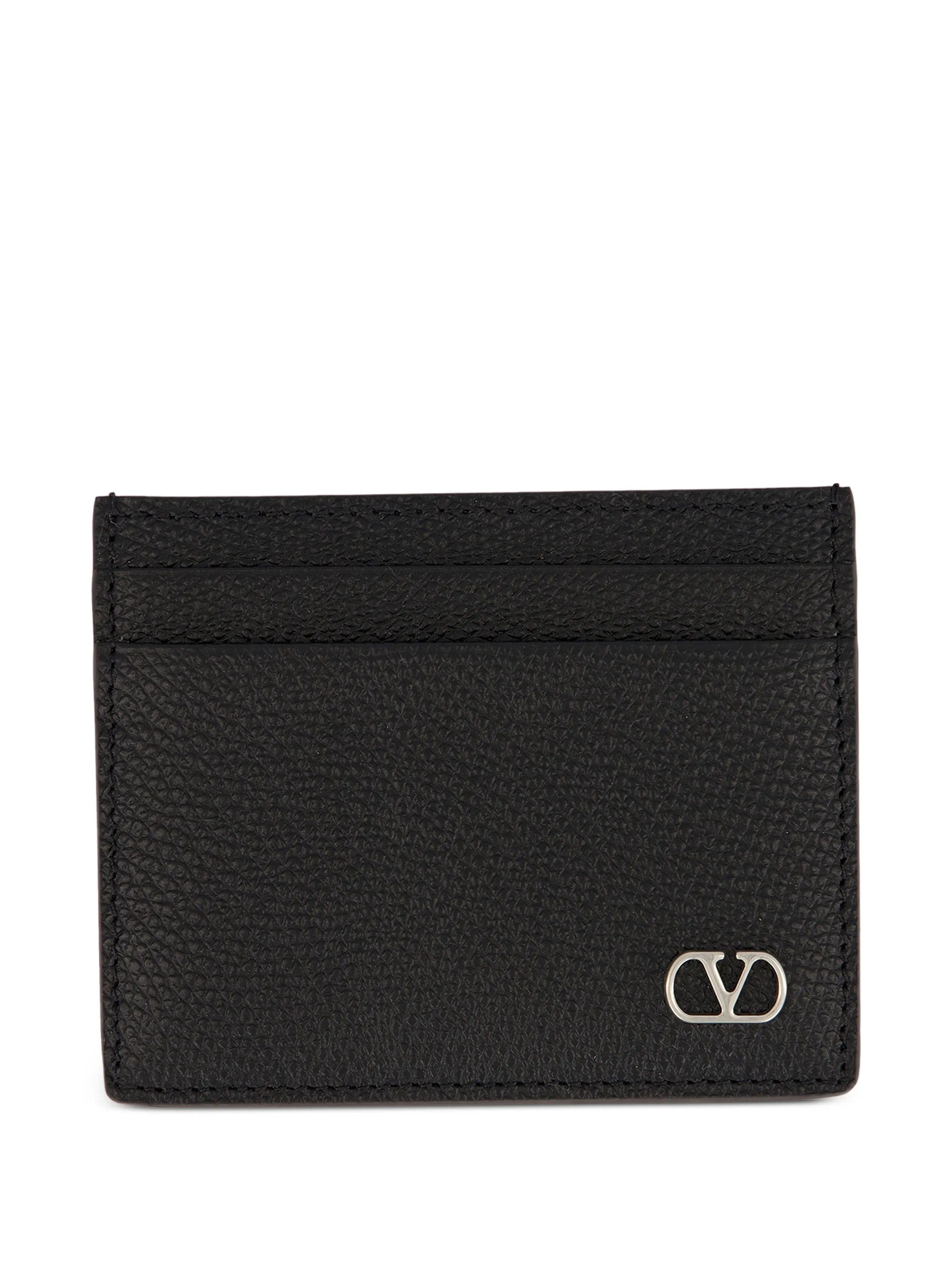 Valentino Garavani VLogo Signature leather card holder