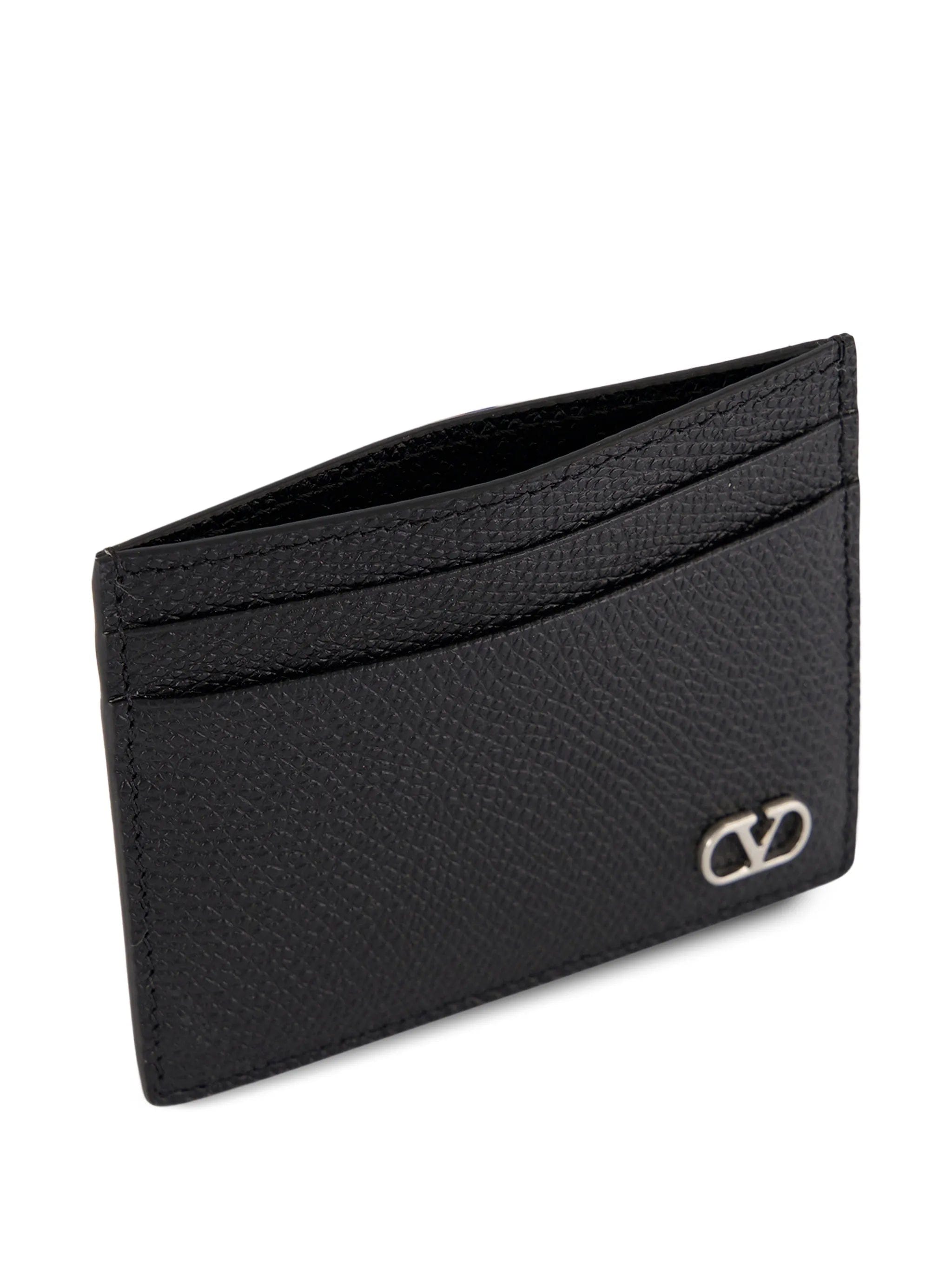 Valentino Garavani VLogo Signature leather card holder