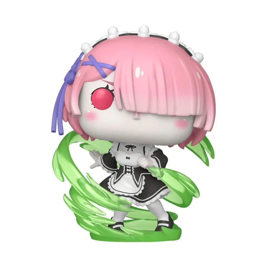Funko Re:Zero - Starting Life in Another World - Ram (Wind Magic) Glow In The Dark Pop! Vinyl Plus [RS]