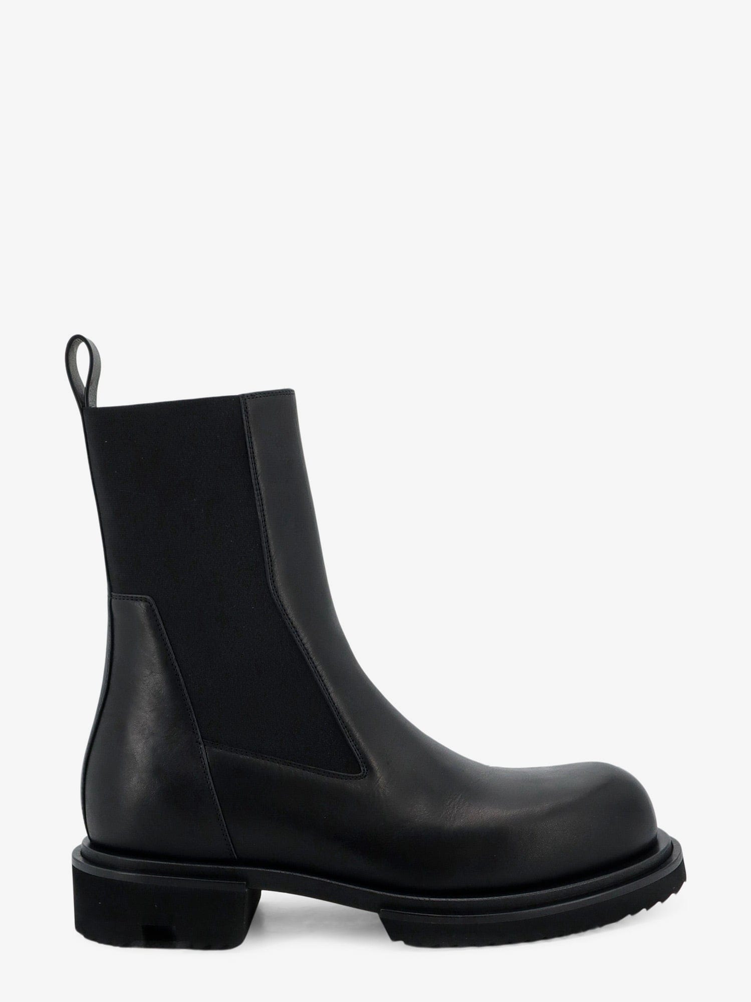 RICK OWENS Gabe Leather Beatle Boots