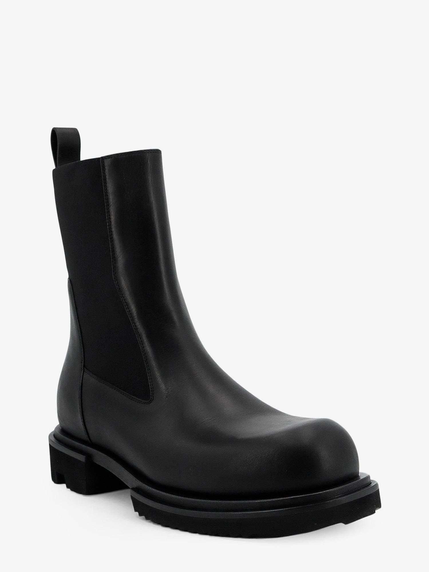 RICK OWENS Gabe Leather Beatle Boots