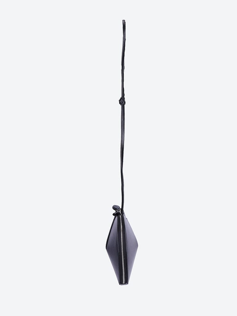 Alaia Leather le cœur shoulder bag