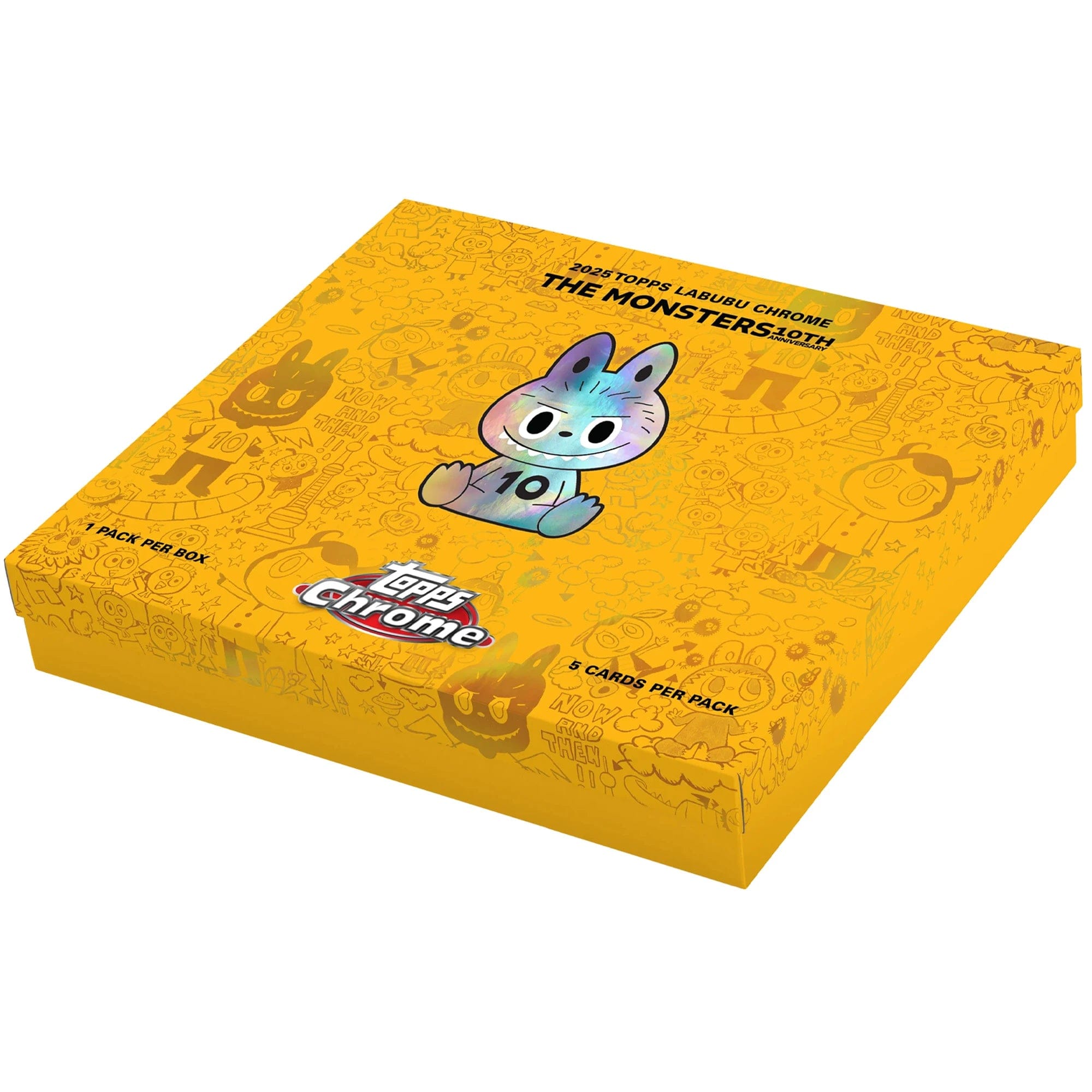Topps Chrome Labubu The Monsters 10th Anniversary Hobby Box (2025)