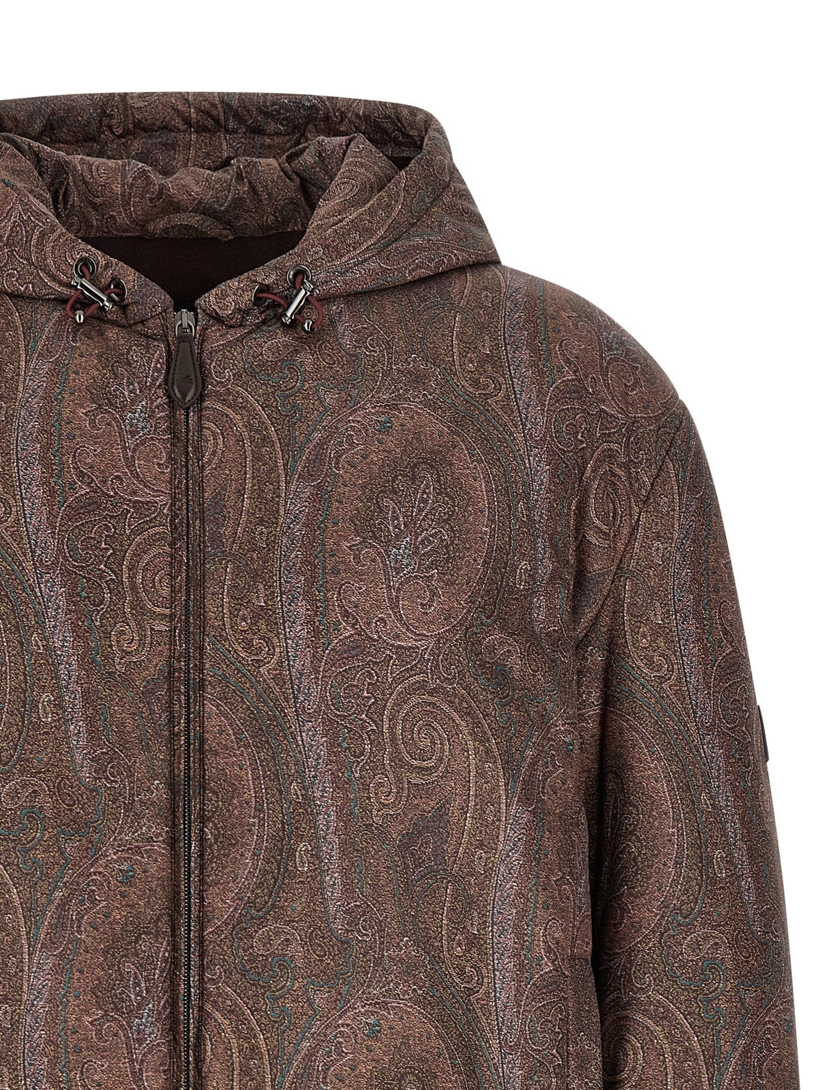 Etro Arnica Bomber Jacket — Brown