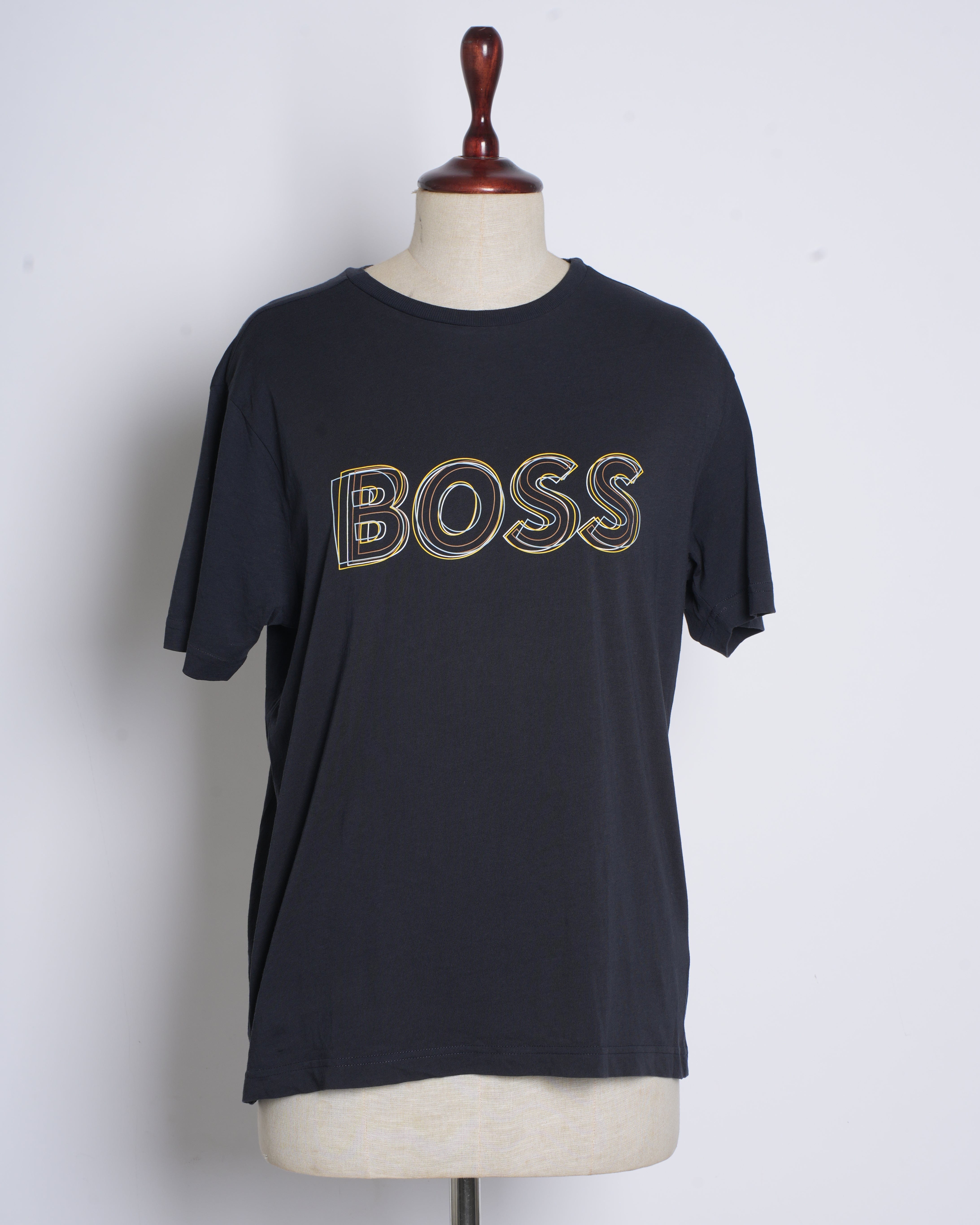 Boss Placement Print T - shirt