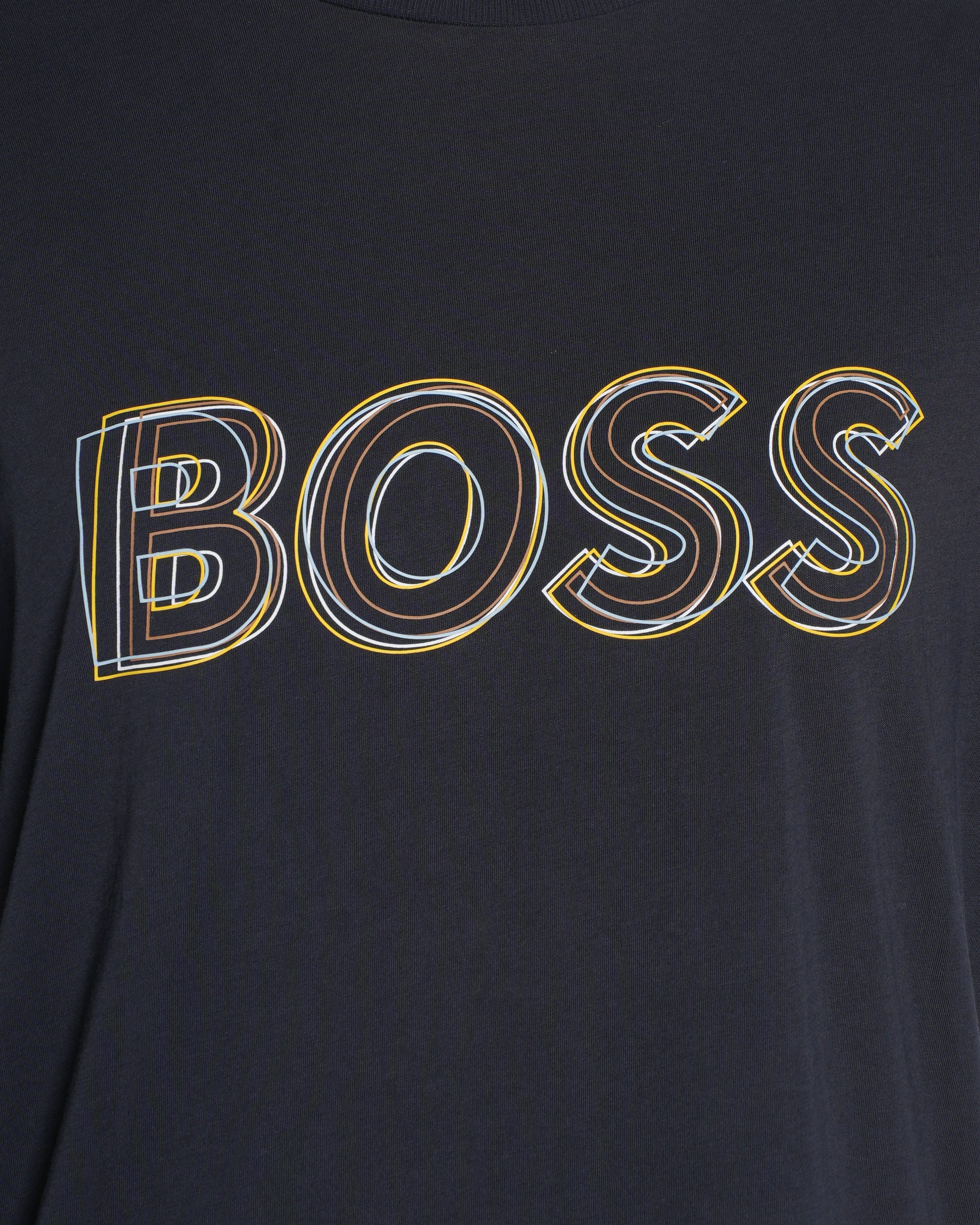 Boss Placement Print T - shirt