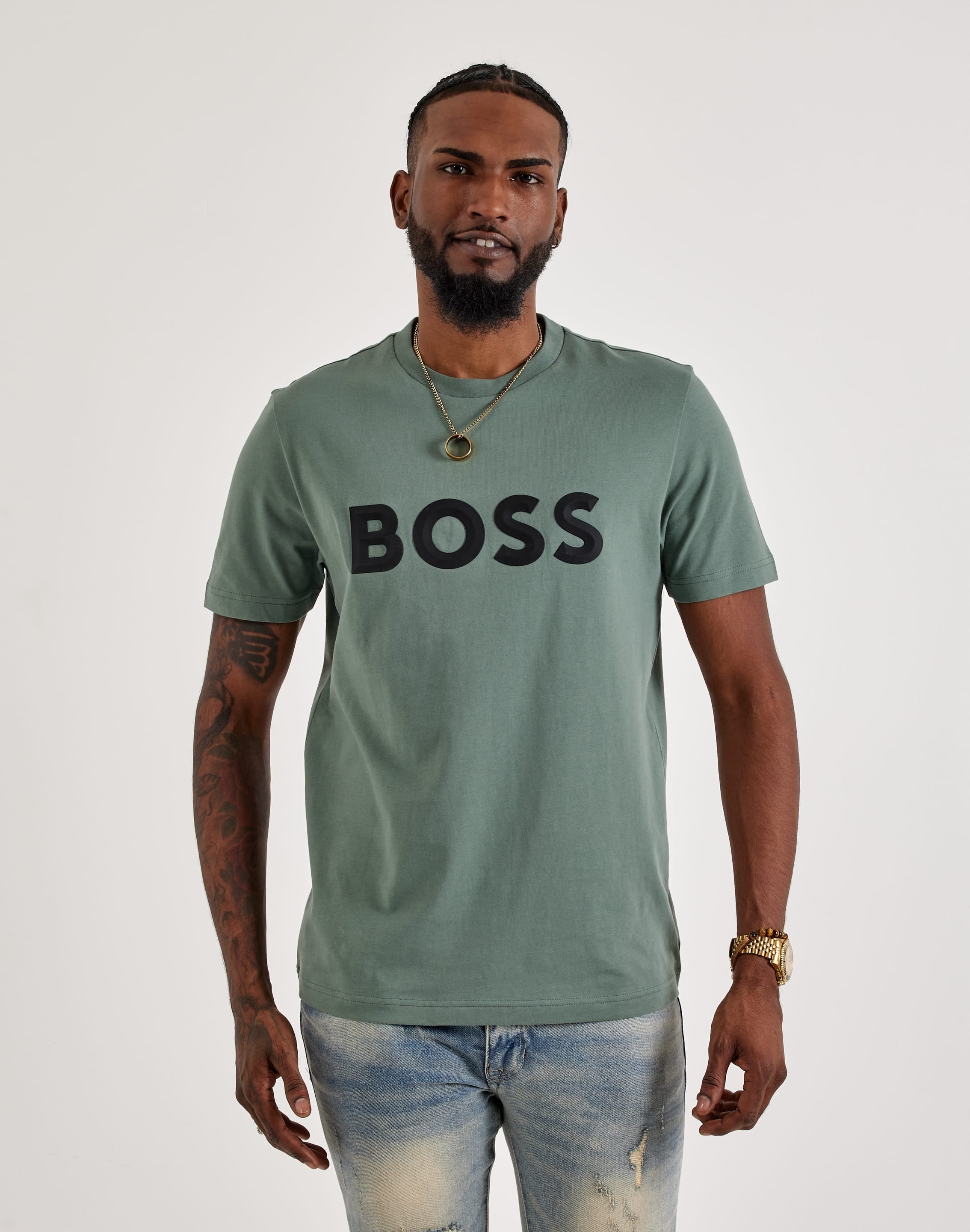 Boss Embossed Logo T-Shirt