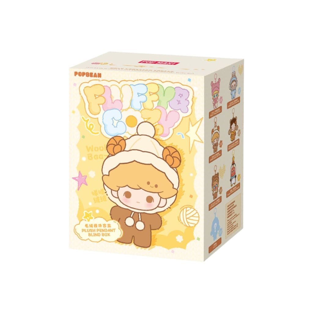 Pop Mart POP BEAN Fluffy & Cozy Series - Plush Pendant Blind Box