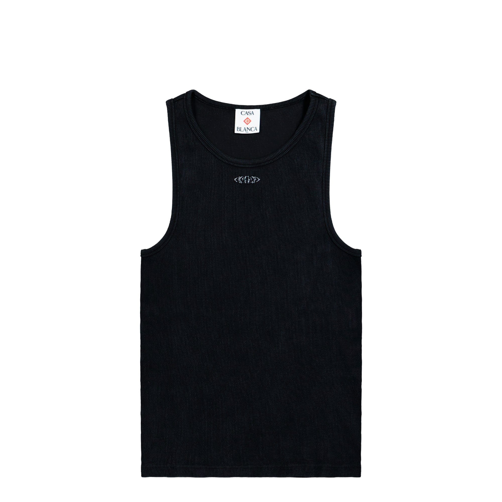Casablanca Faded Ribbed Tank Top