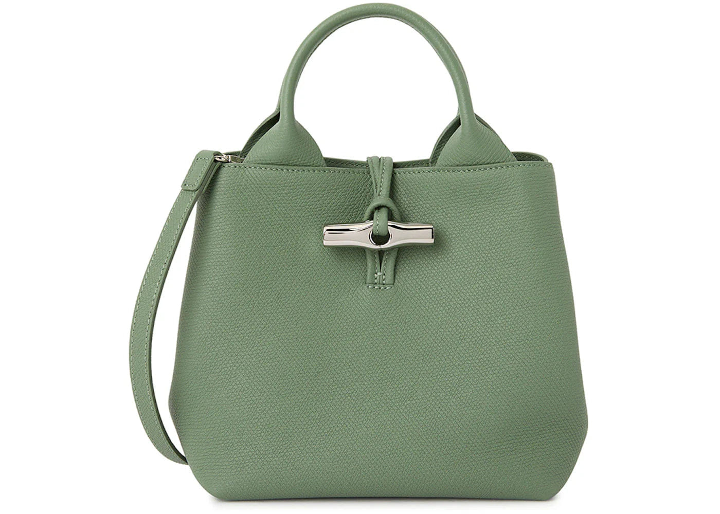 Long Champ Longchamp Le Roseau S Tote Green
