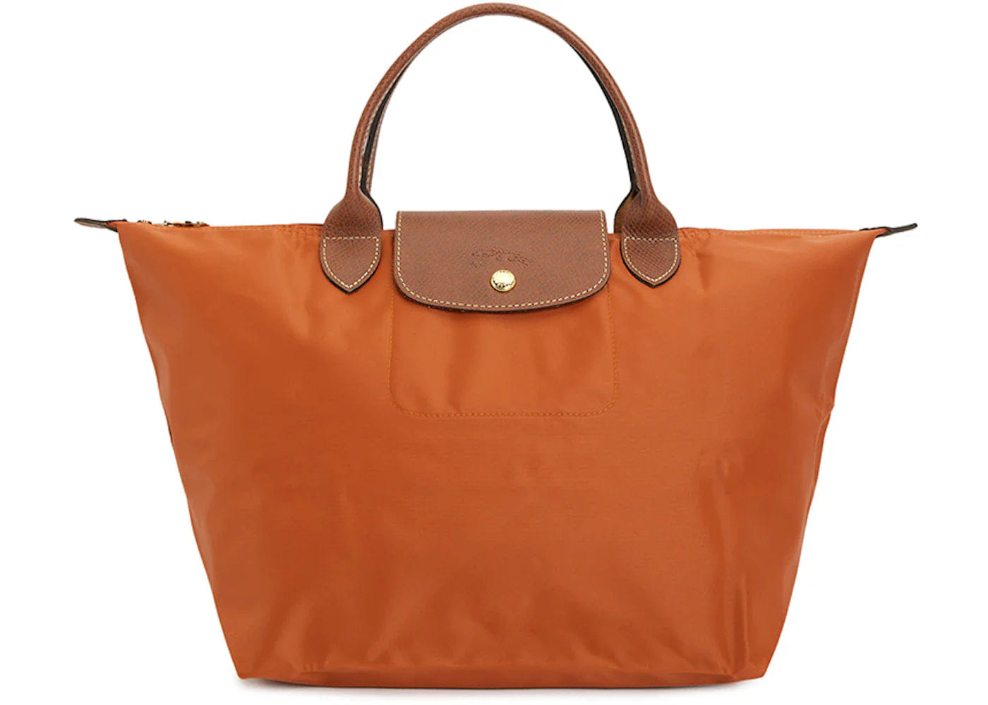 Long Champ Longchamp Le Pliage M Tote Bag Orange