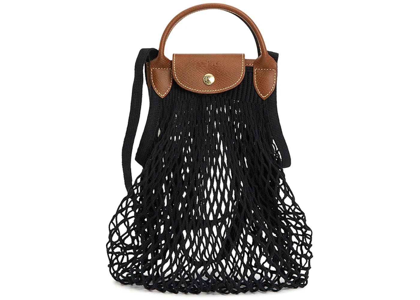 Long Champ Longchamp Le Pliage Filet L Tote Bag Black