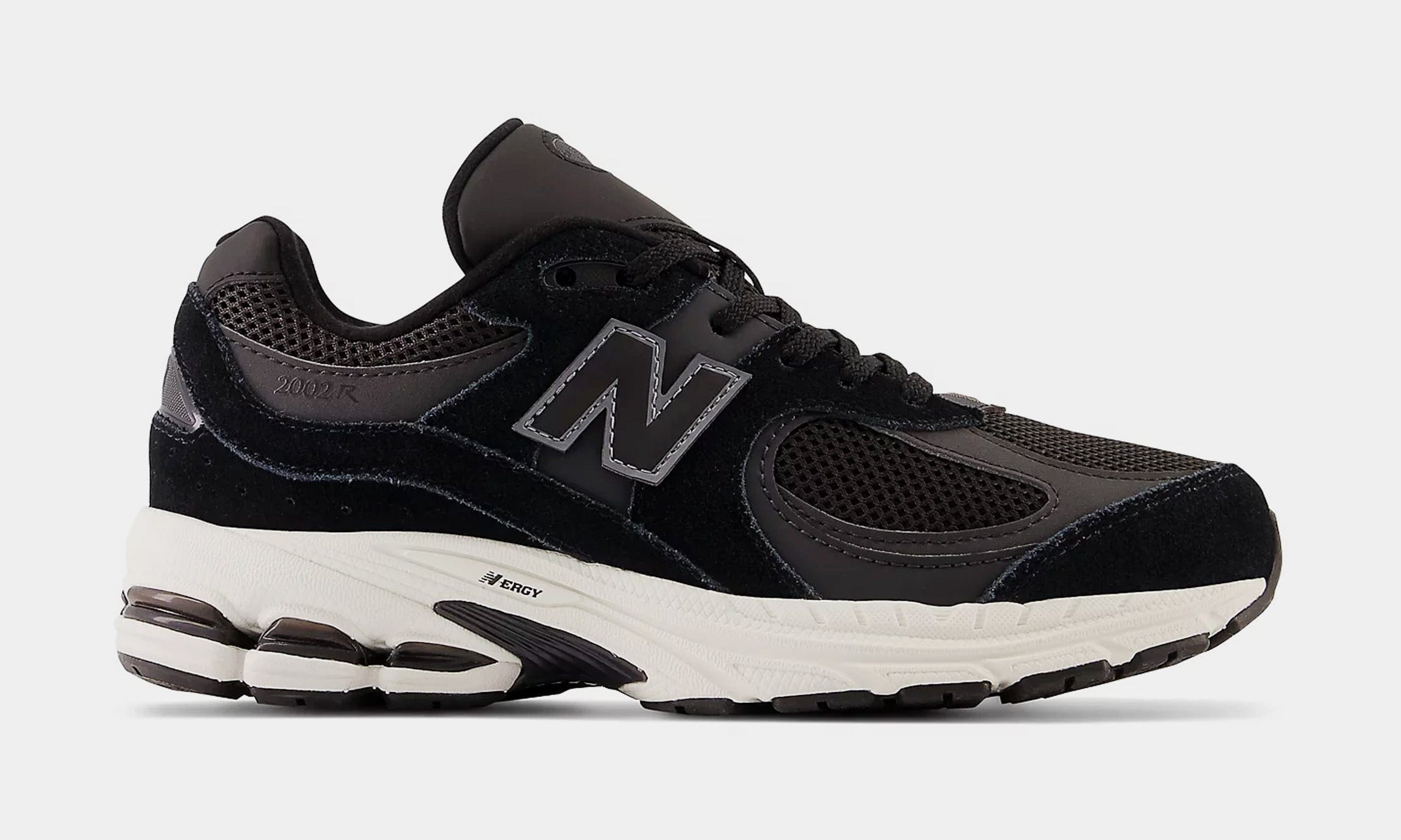 Newbalance 2002R Grade School Running Shoes (Black/White)