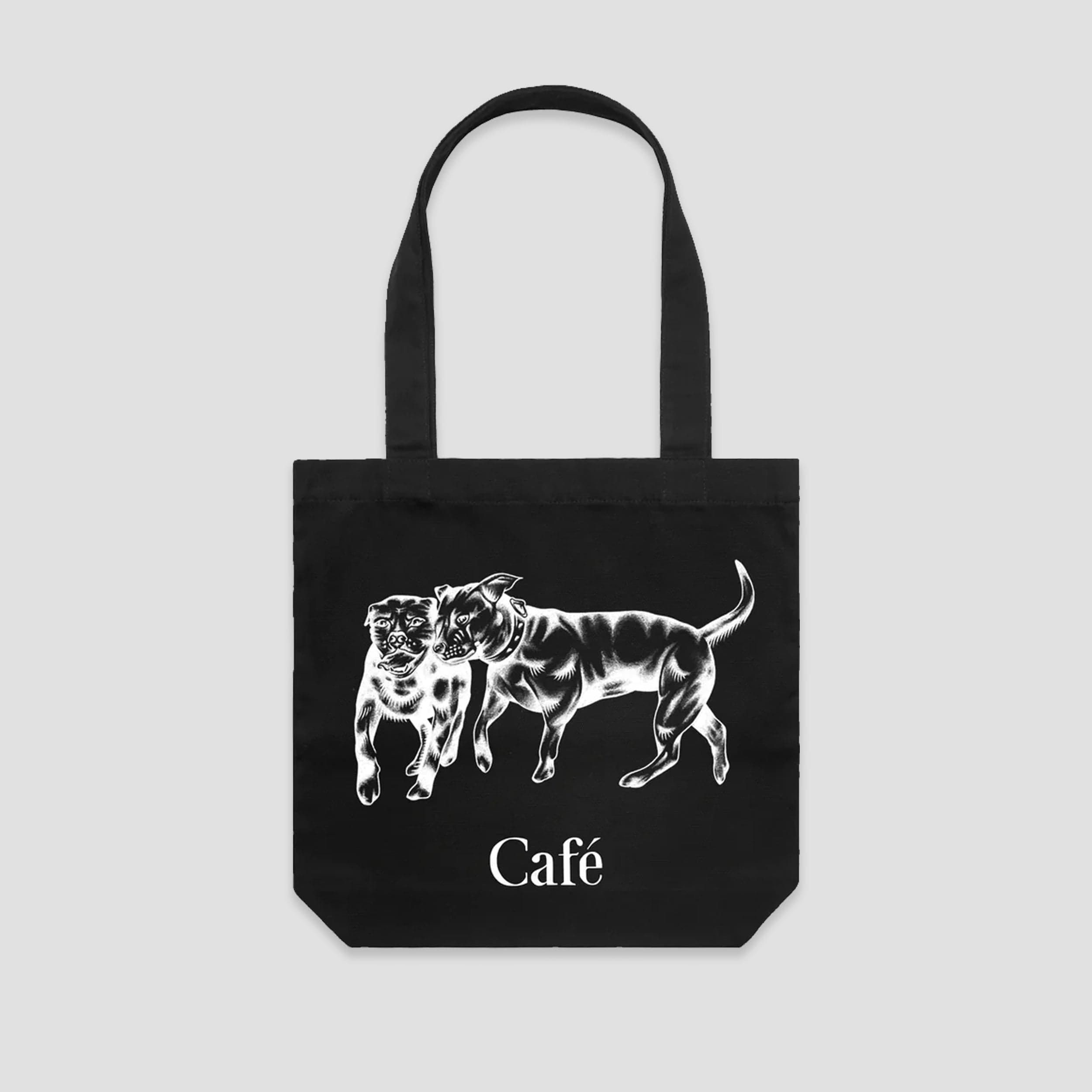 Skateboard Cafe Pooch & JB Tote Black