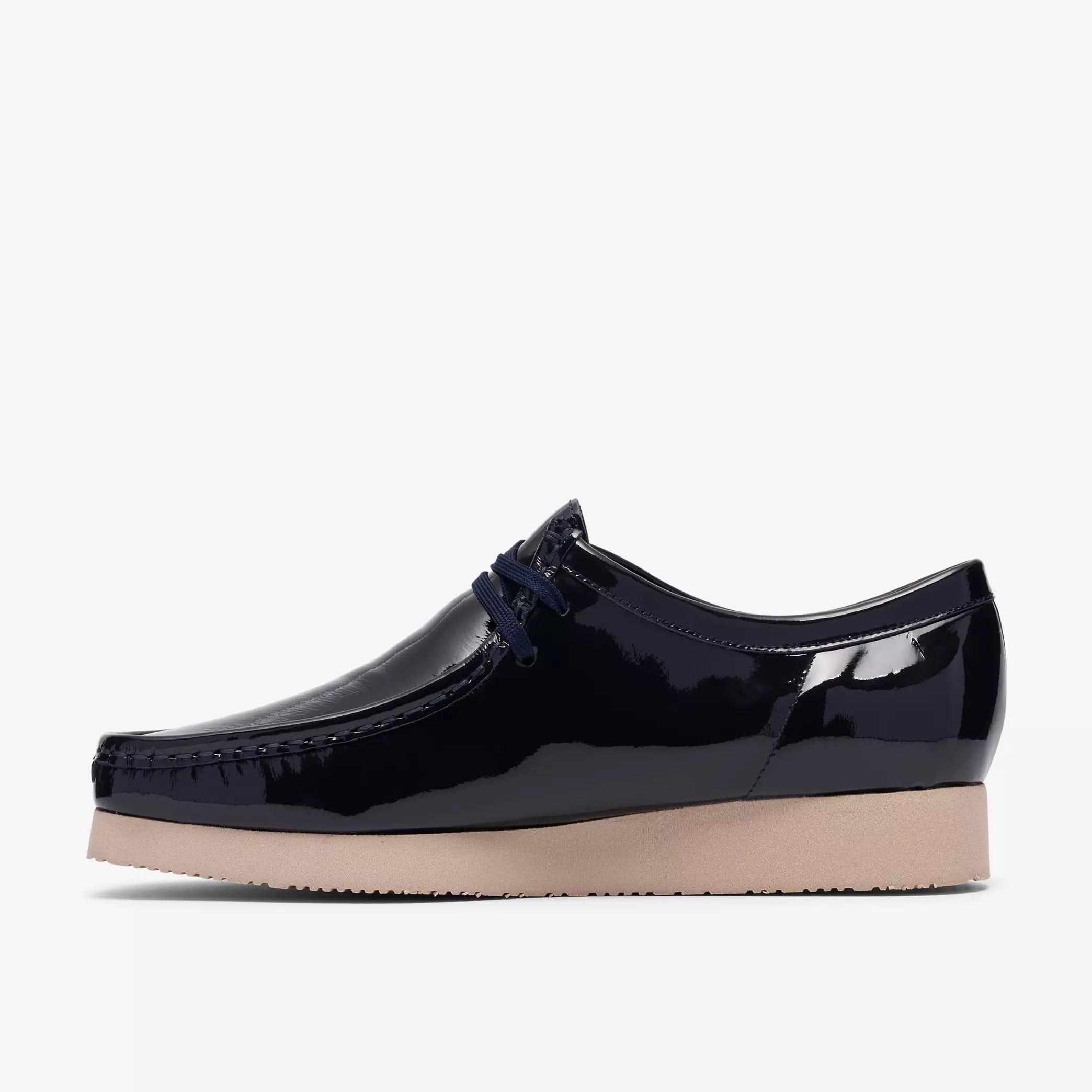 Clarks Wallabee 2604 Navy Patent Style: 26186520