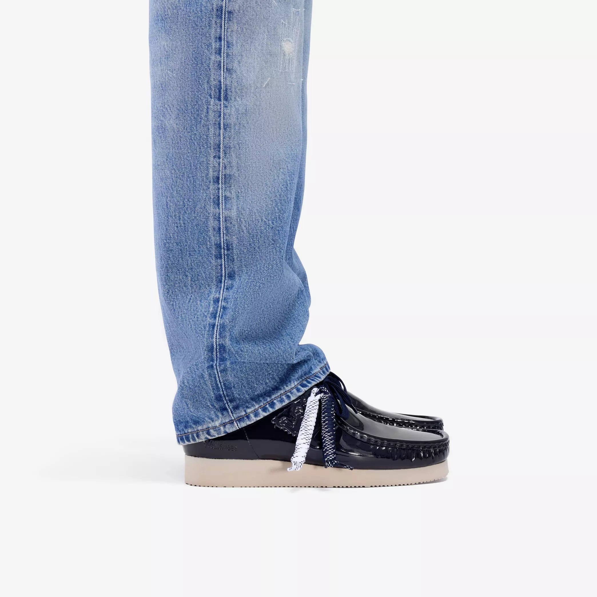 Clarks Wallabee 2604 Navy Patent Style: 26186520