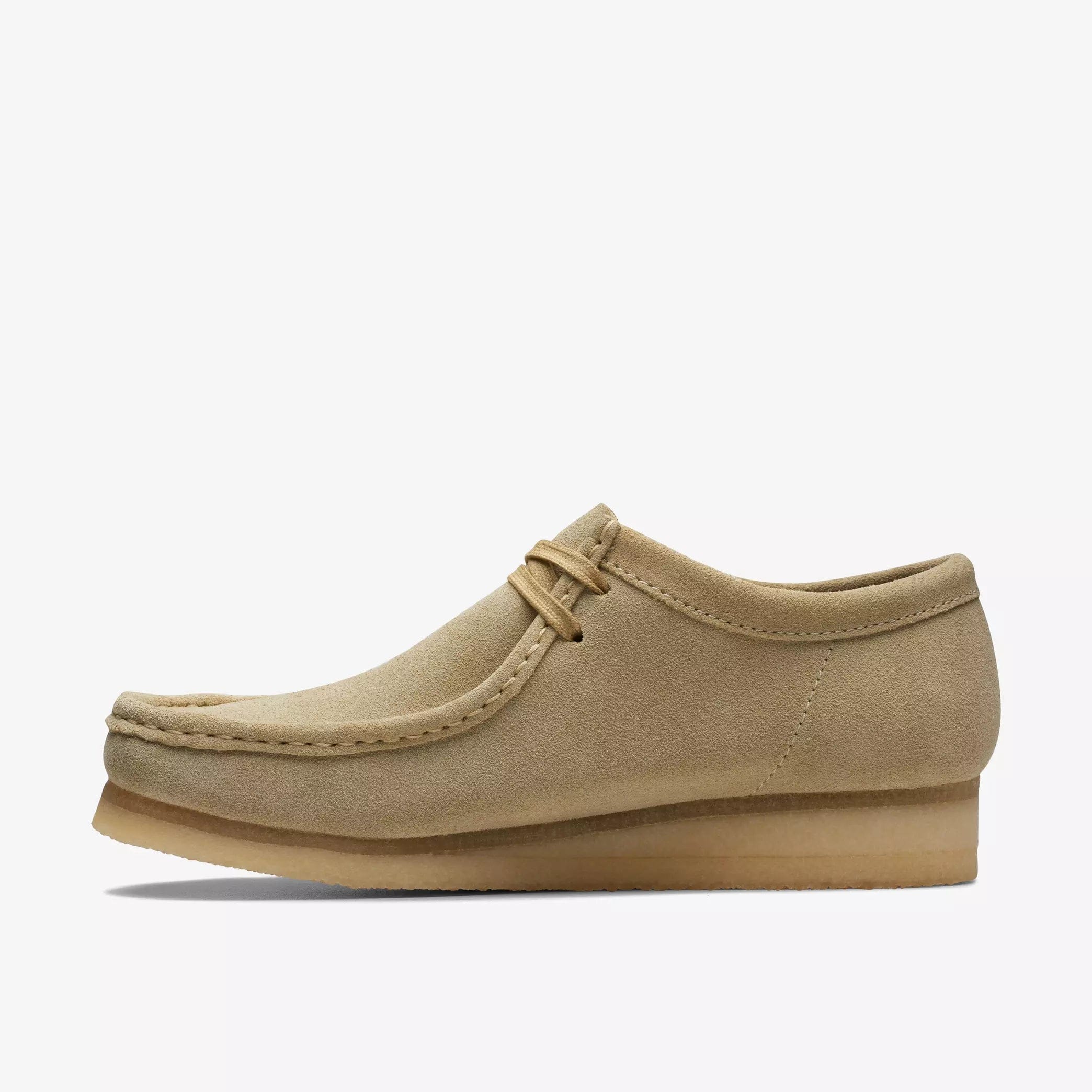 Clarks Wallabee Mens Shoes Color: Maple Suede Style: 26155545