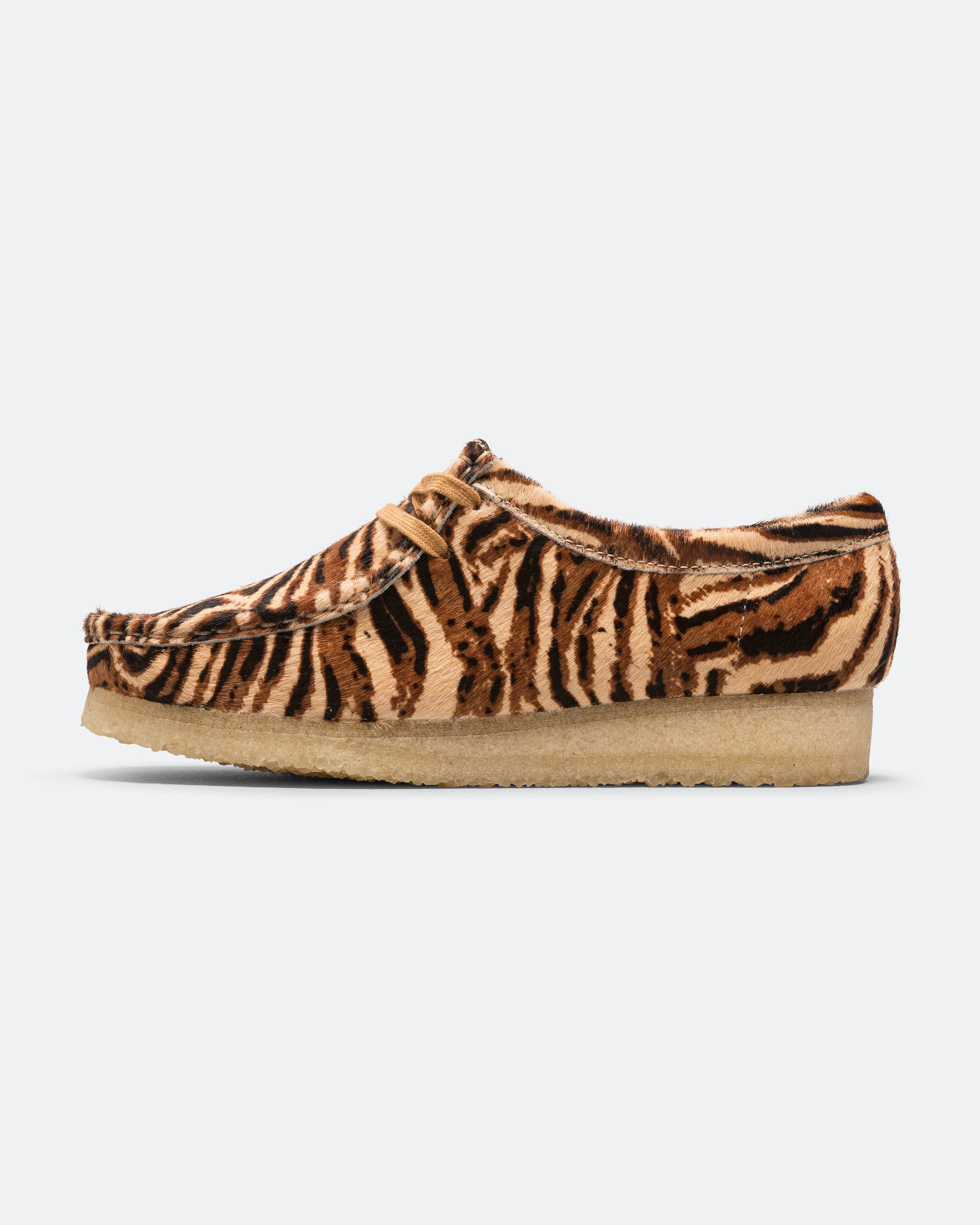 Clarks Womens Wallabee - Tiger Print