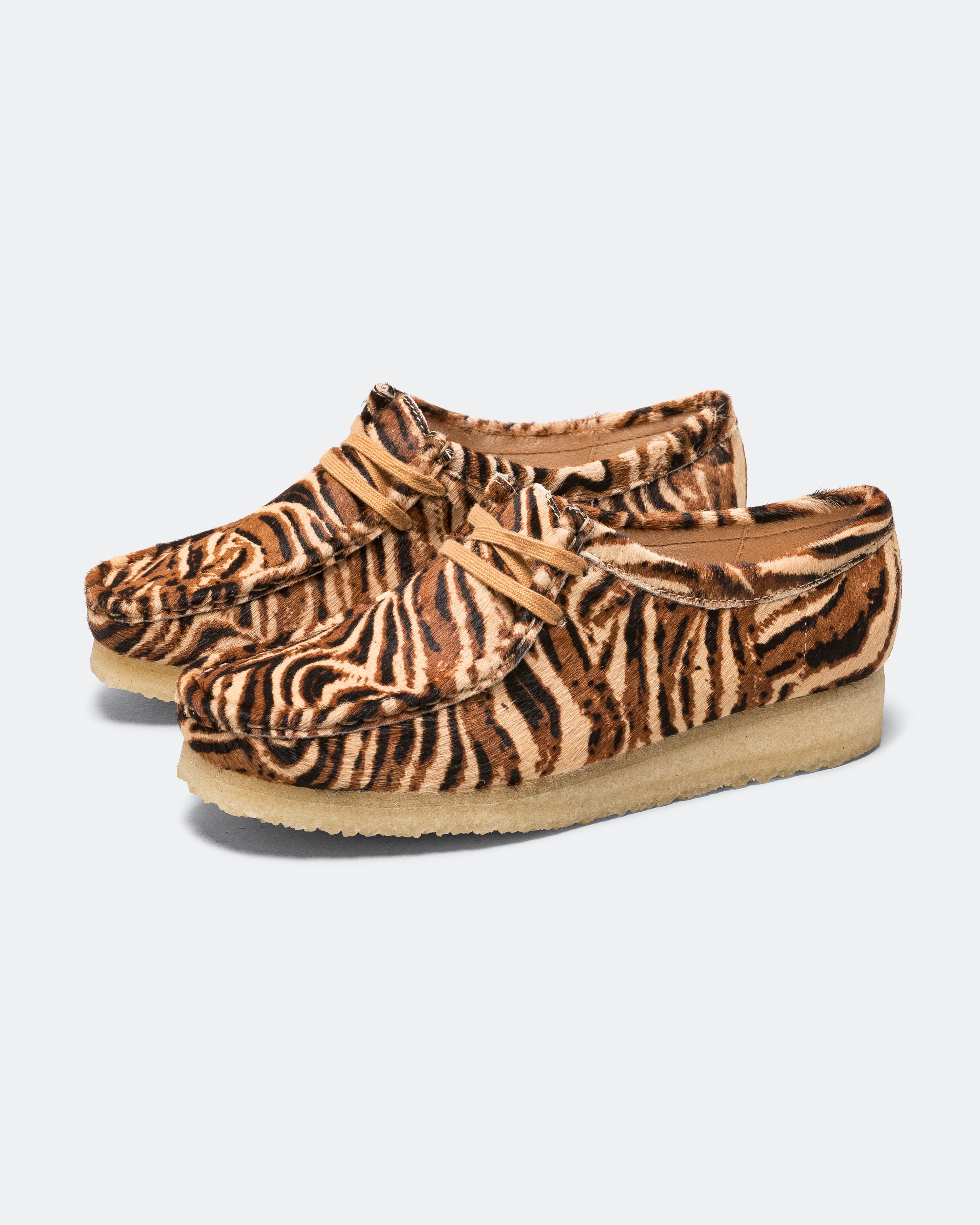 Clarks Womens Wallabee - Tiger Print