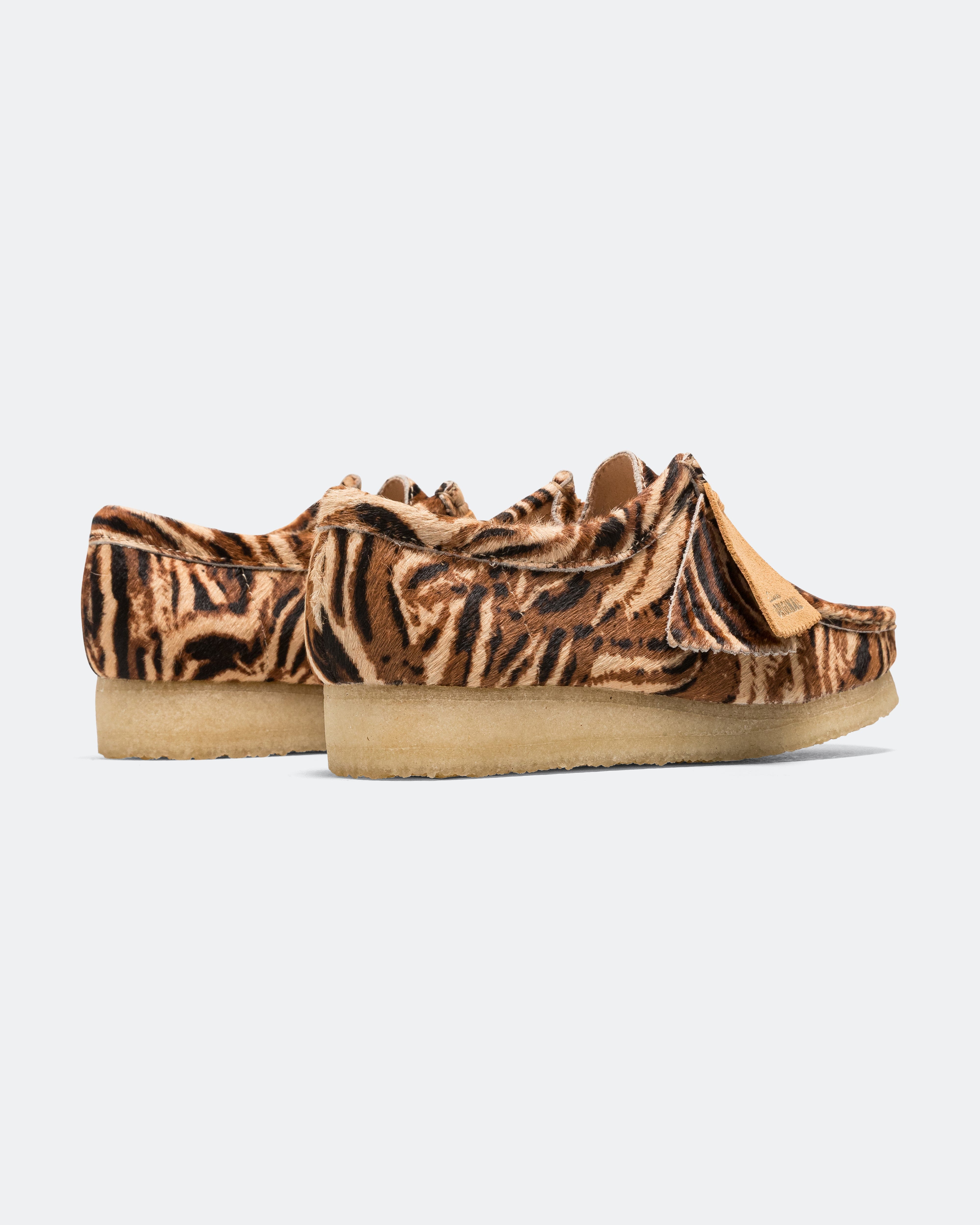Clarks Womens Wallabee - Tiger Print